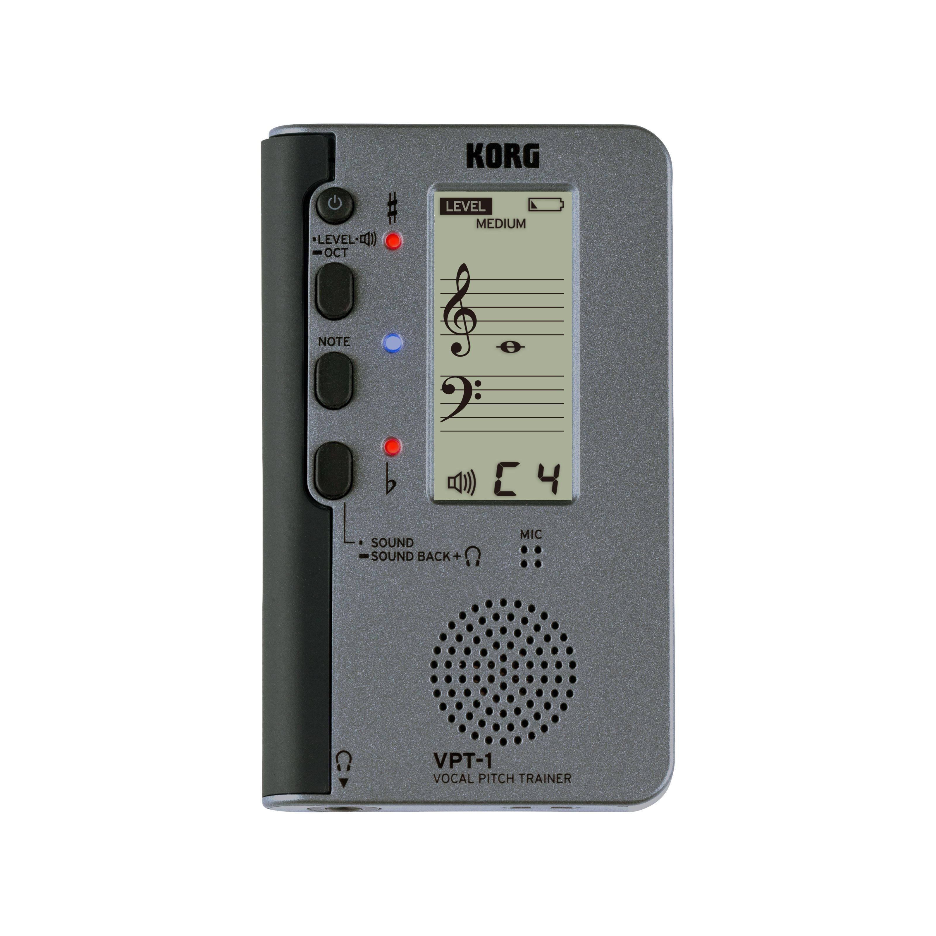 Korg Stimmgerät, VPT-1 Vocal Pitch Trainer - Chromatisches Stimmgerät