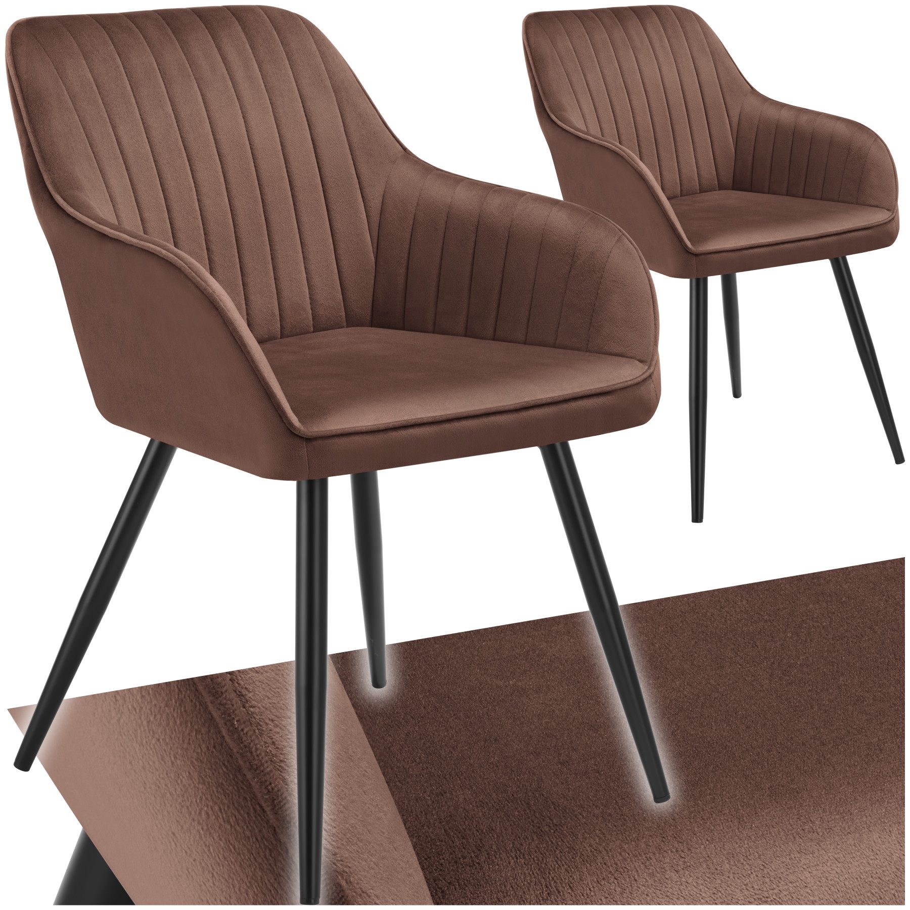 tectake Esszimmerstuhl Marilyn (Set., 2 St), günstig online kaufen