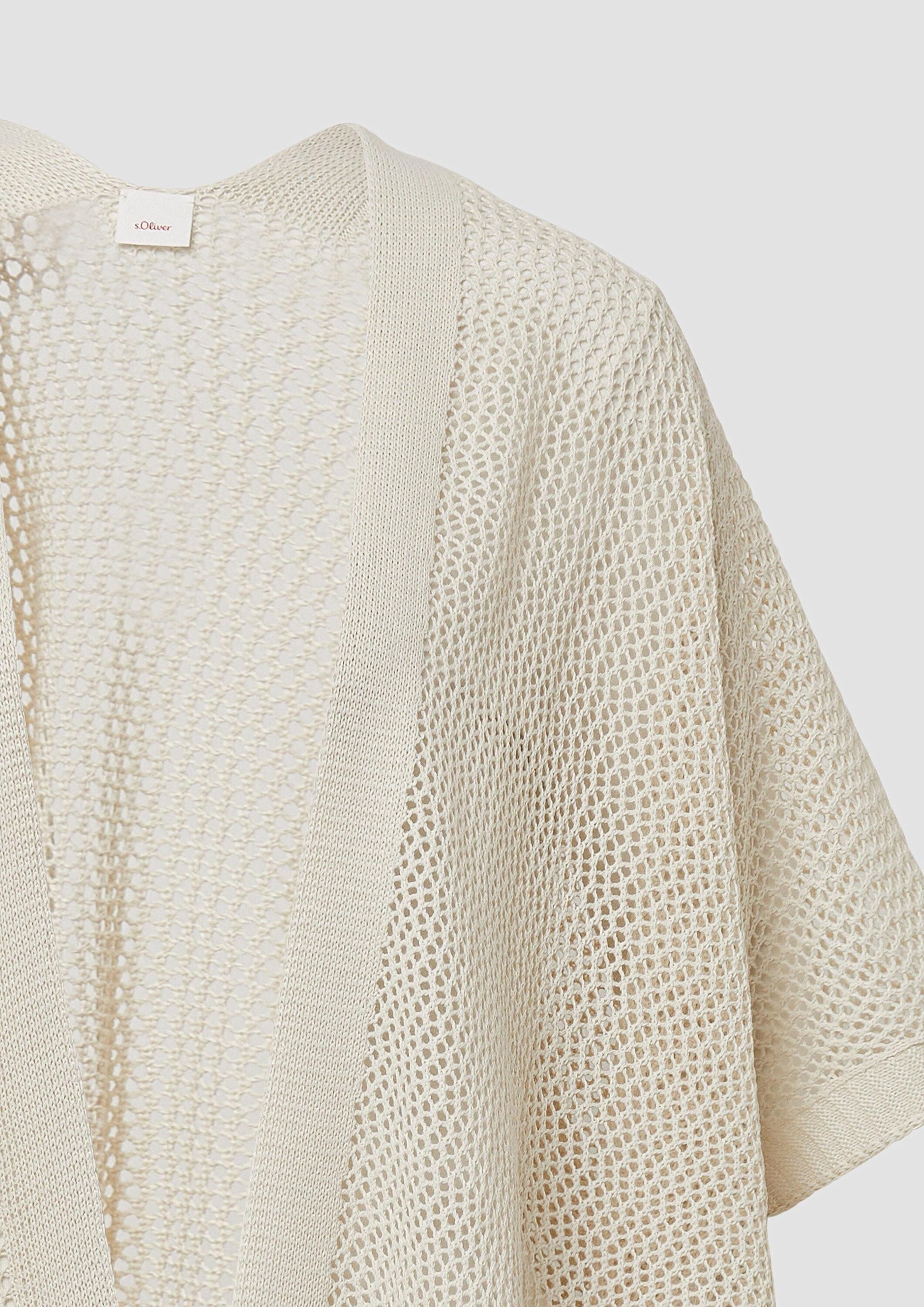 s.Oliver Poncho Indoor-Poncho Leichter Strickponcho