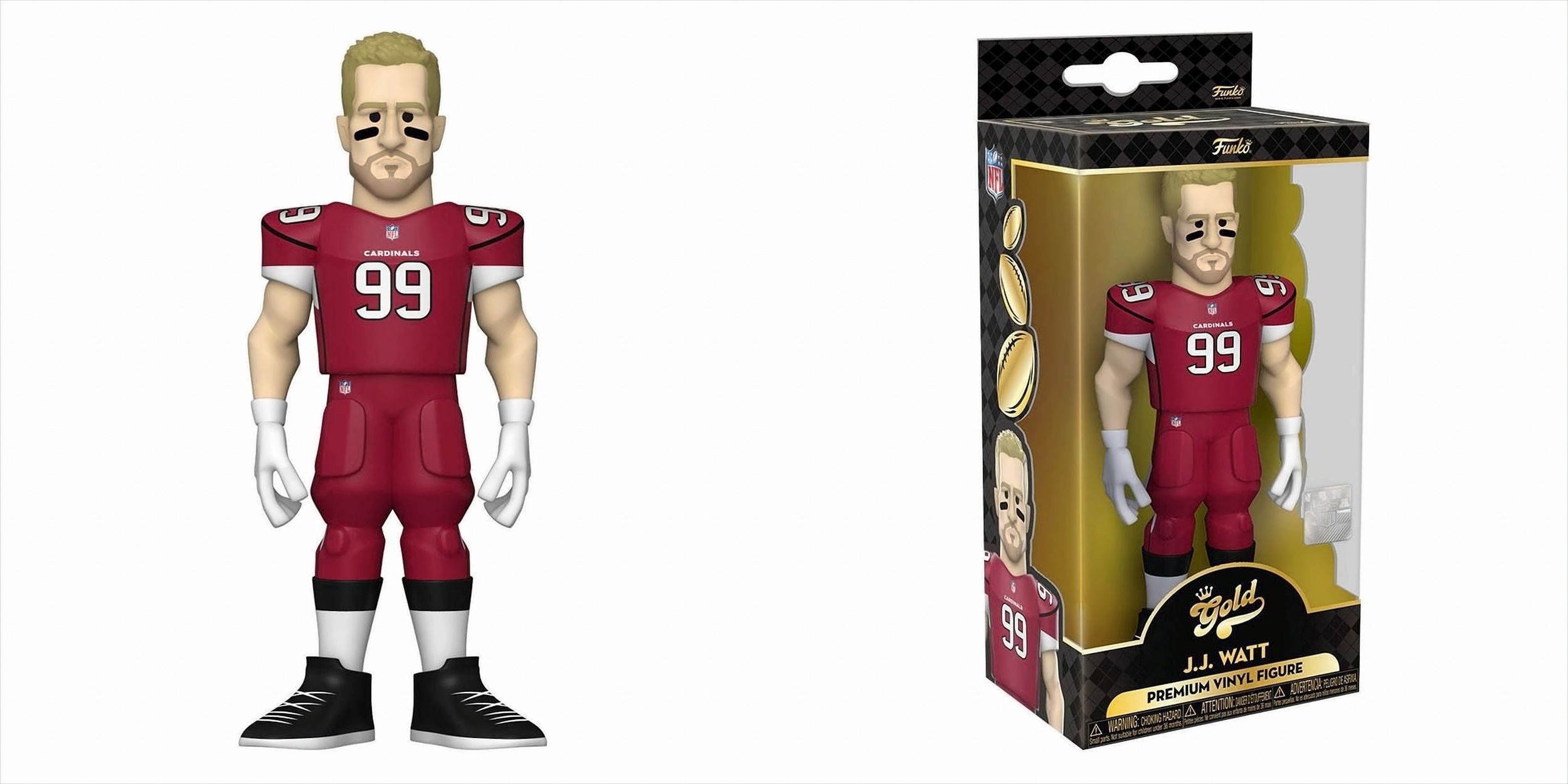 Funko Spielfigur NFL - J.J. Watt Gold Premium Vinyl Figur