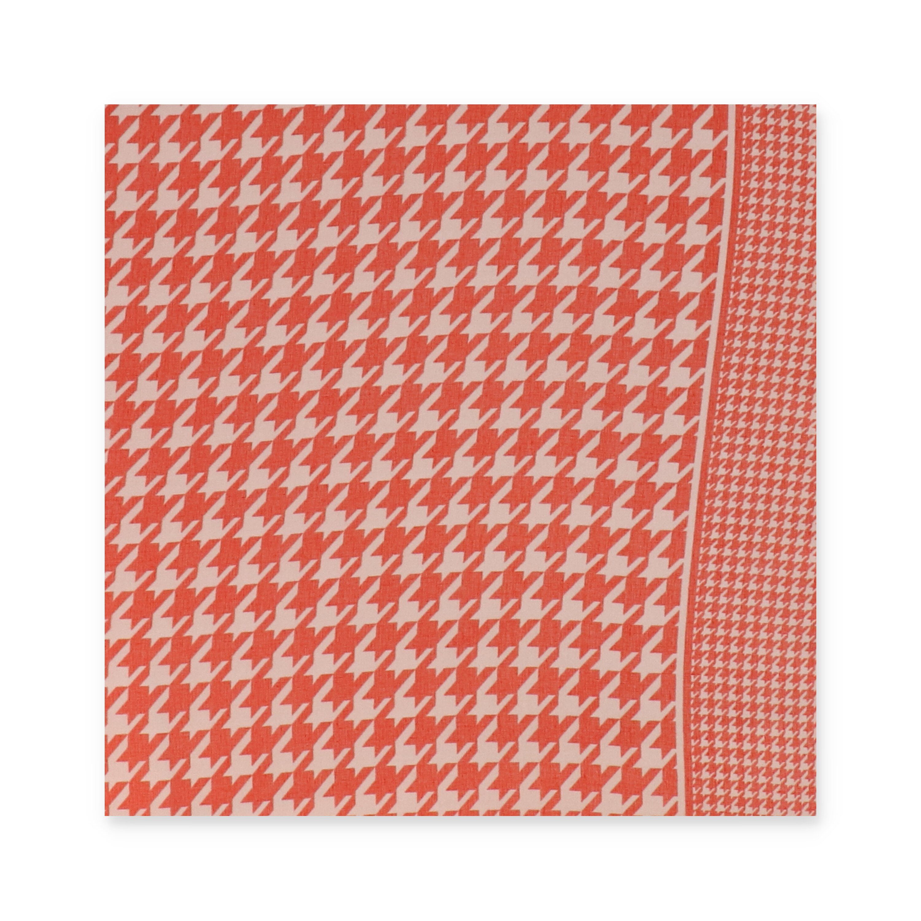 halsüberkopf Accessoires Schal, Hahnentritt-Muster Schal mit rot Modeschal