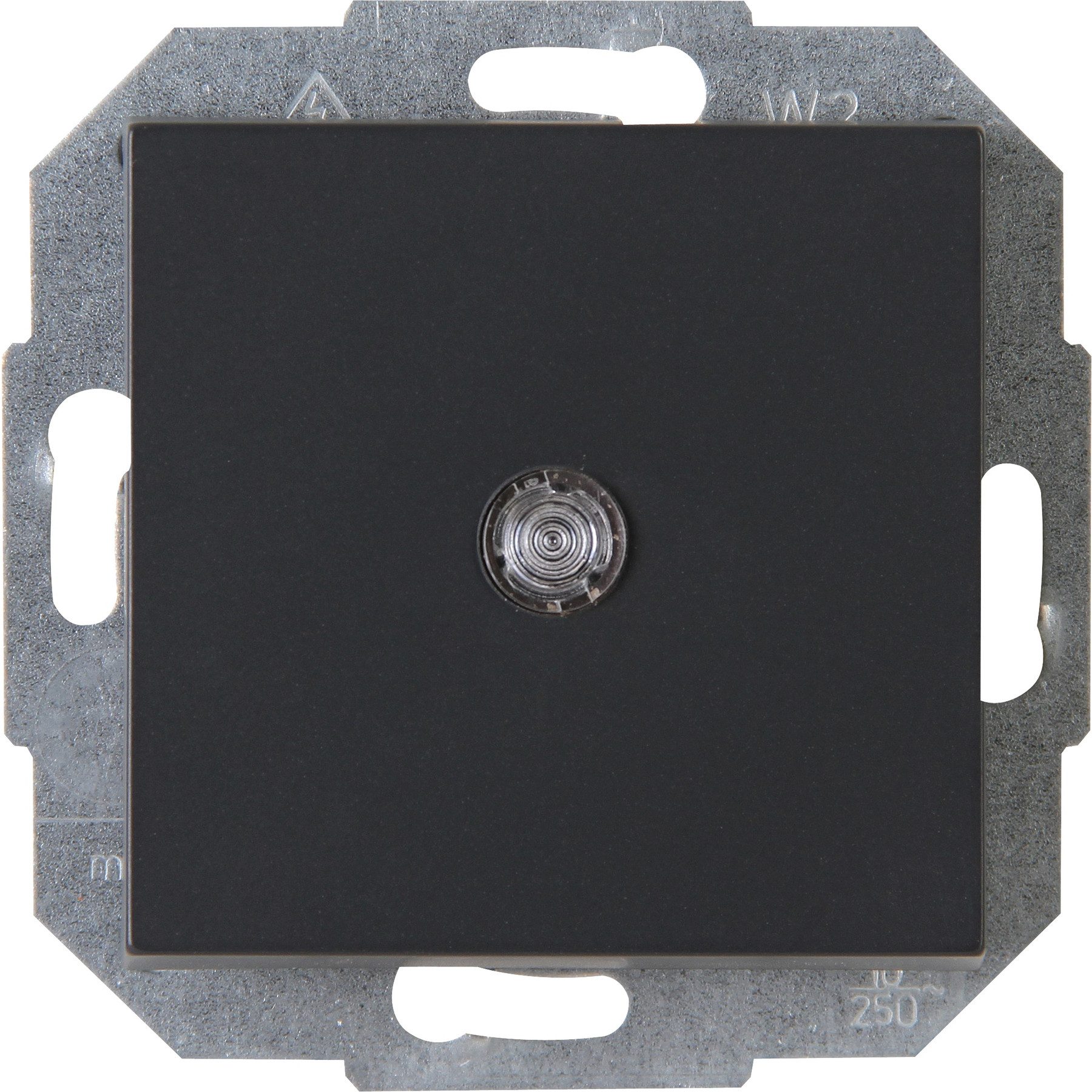 Kopp KOPP Universalschalter Athenis, anthrazit, beleuchtet Unterputzschalter