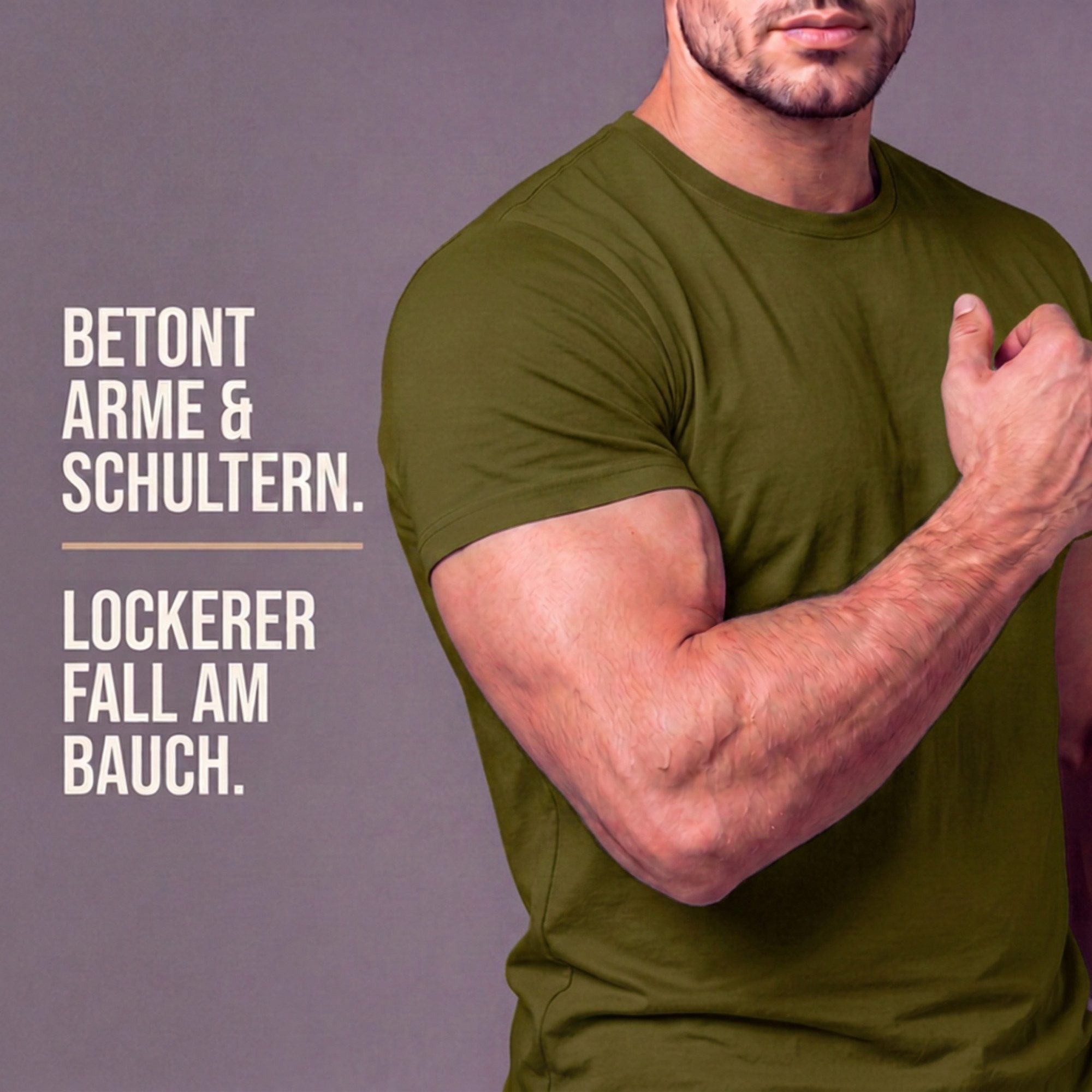 Sitztgut T-Shirt Soft Comfort – weich, körpernah an Brust und Armen, locker am Bauch (1-tlg) Körpernah an Brust und Oberarmen,locker am Bauch,knitterarm – Bild 5 von 5