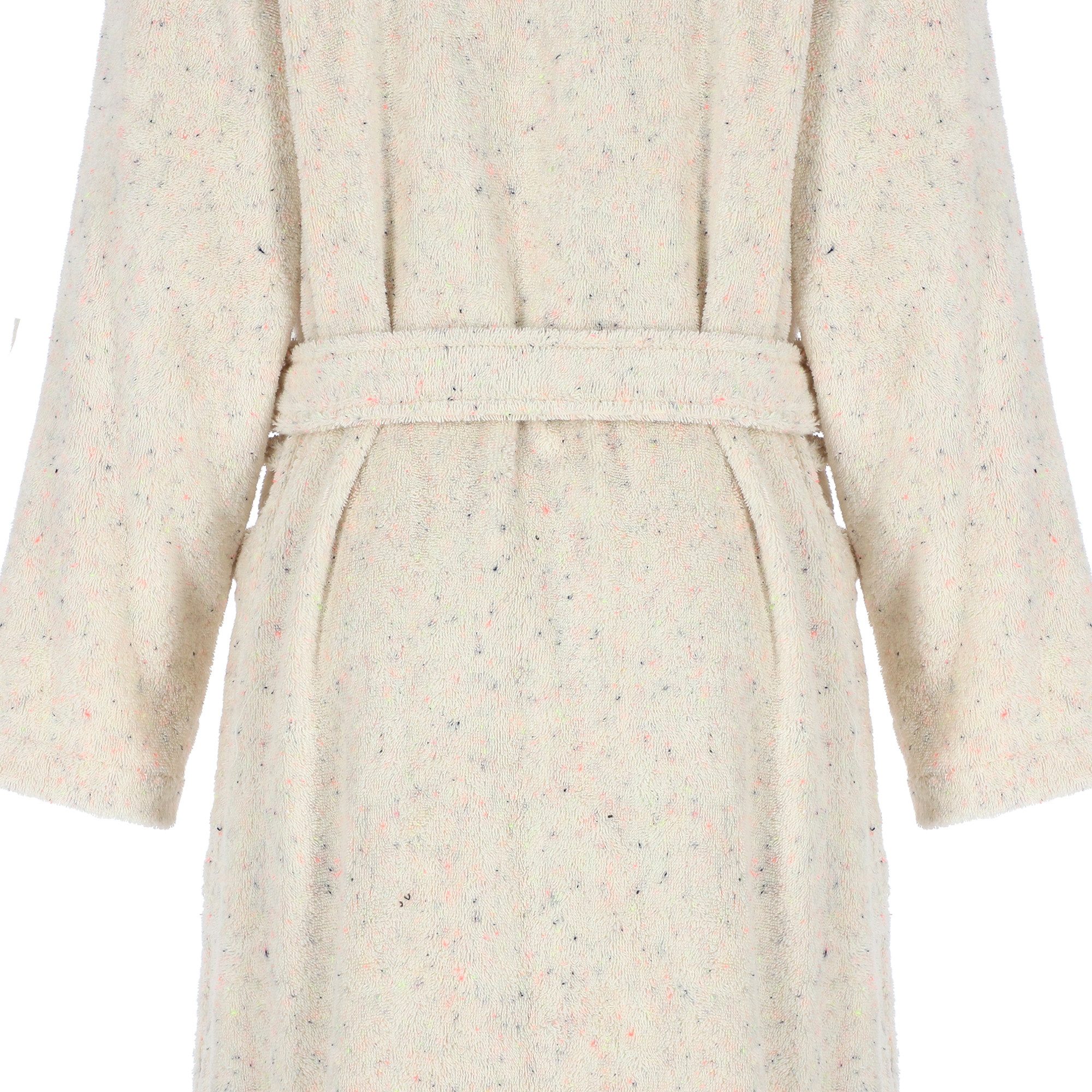 Cawö Home Damenbademantel Neon-Highlights 850 Kimono Frottier, Kimono, 100% Baumwolle