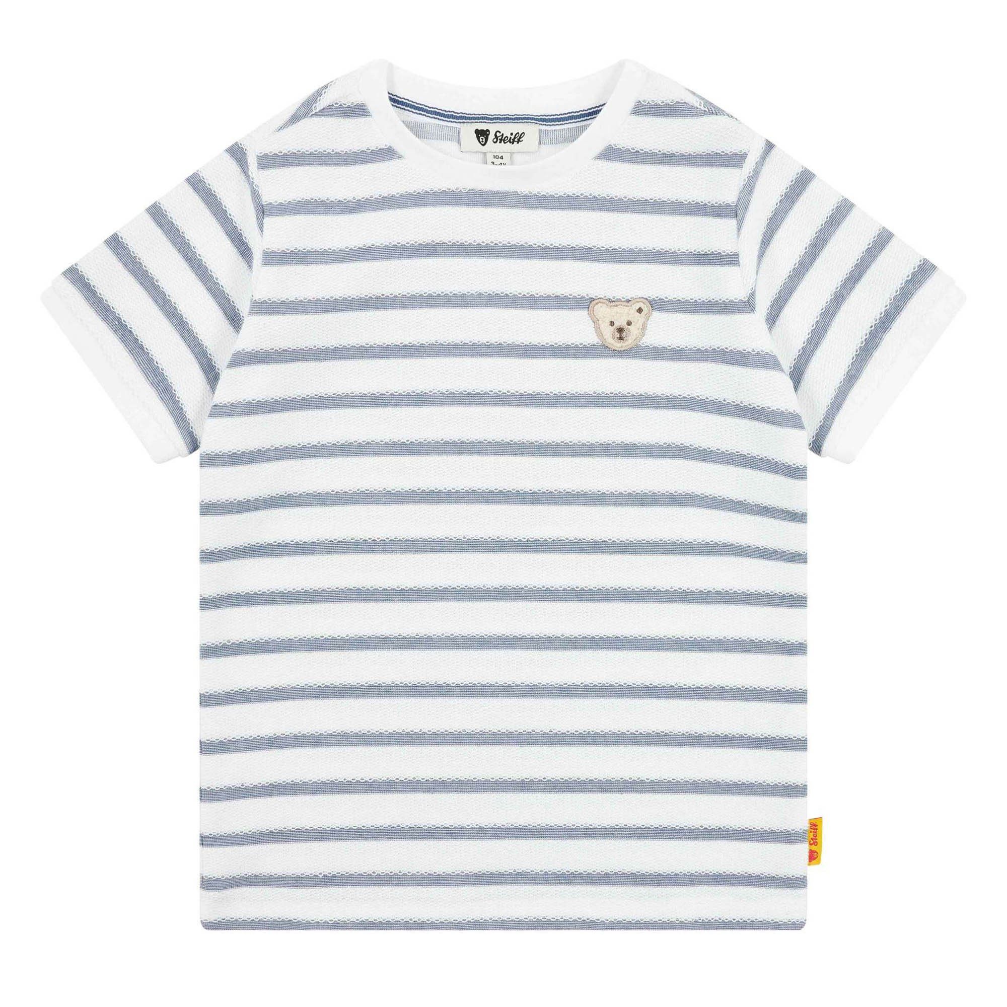 Steiff T-Shirt Unisex T-Shirt 1er Pack Baumwolle (Packung, 1er Pack)