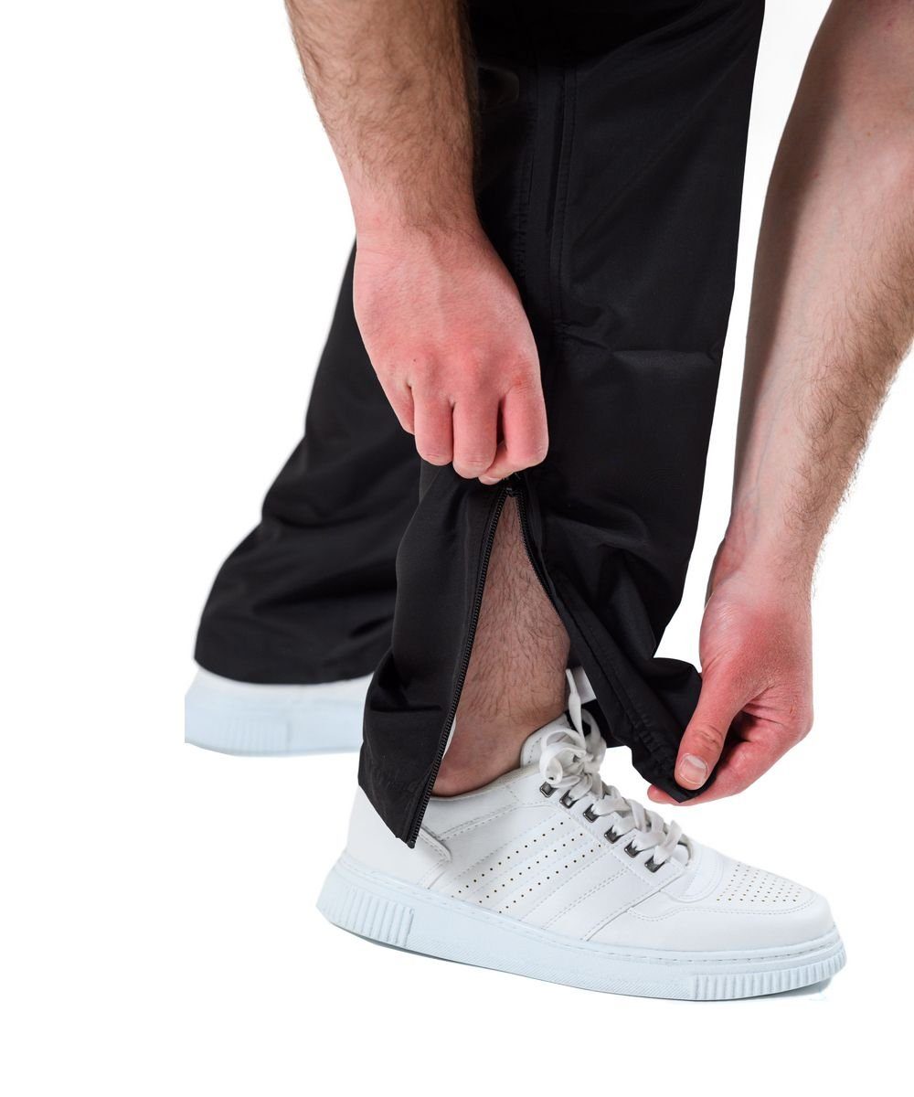Authentic Klein Sporthose Herren Reha-Hose mit durchgehendem Reißverschluss aus Microfaser