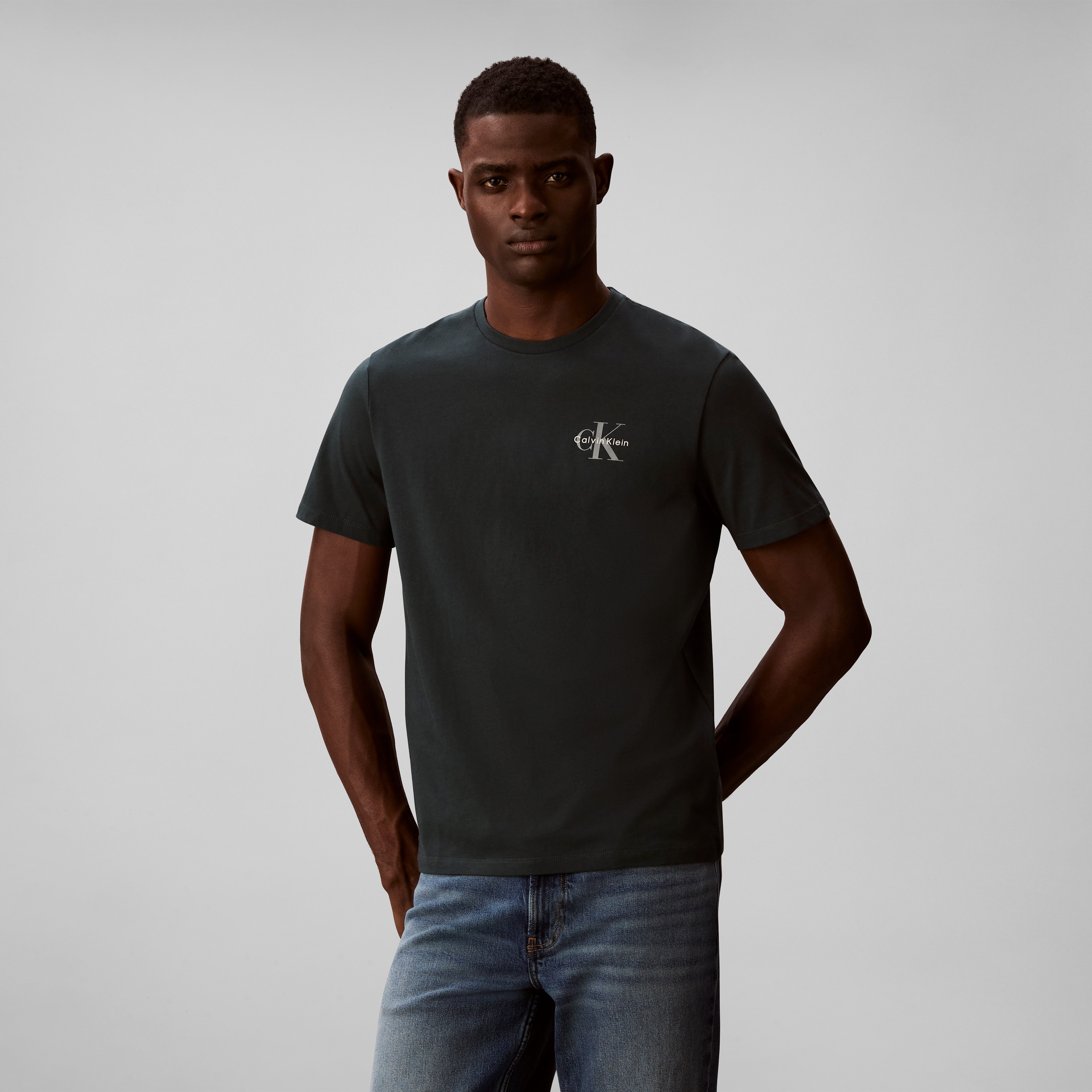 Calvin Klein Jeans T-Shirt CLASSIC MICRO MONOLOGO 2PK (Set, 2-tlg) Regular günstig online kaufen