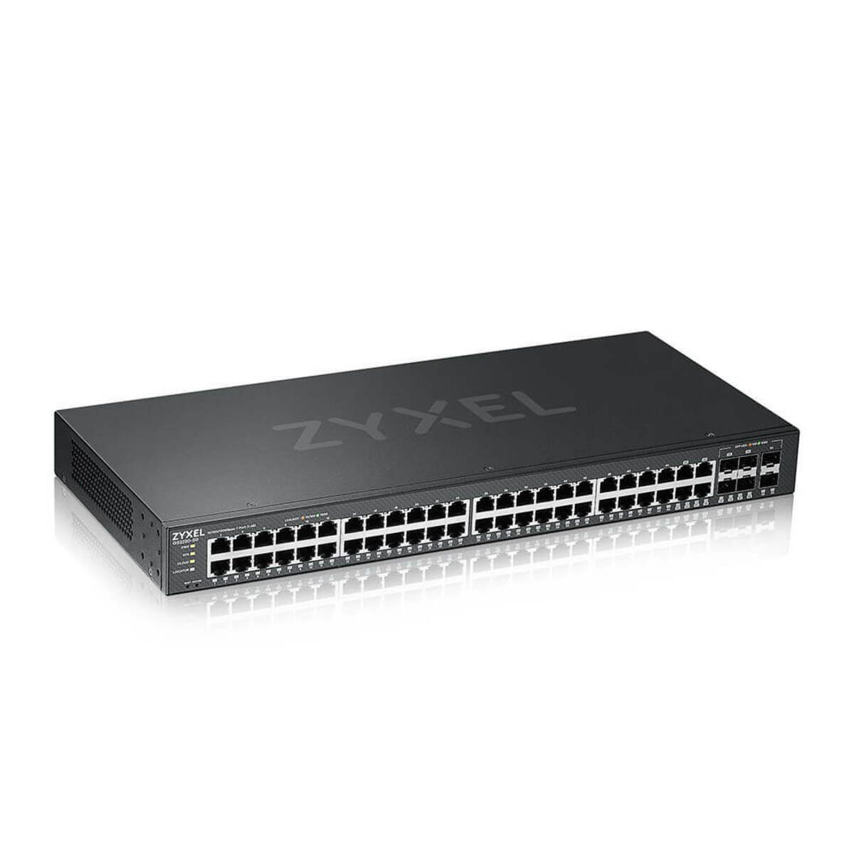 Serverschrank Zyxel 50-Ports GS2220 managed Switch