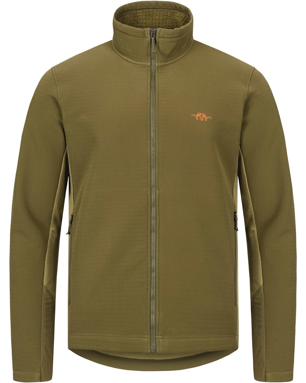 Hybrid-Midlayer Flash Dunkeloliv Blaser Softshelljacke HunTec