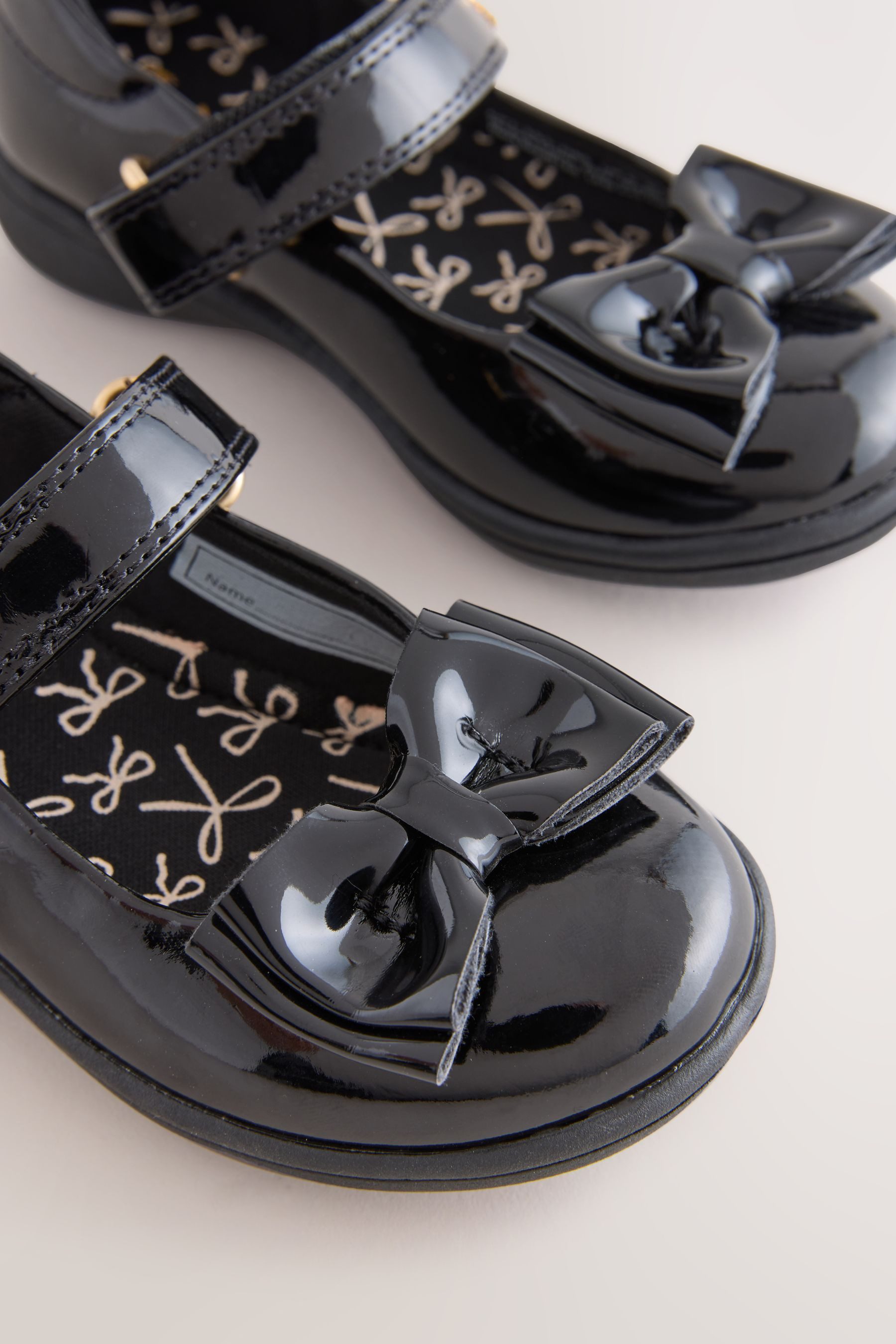 Next Spangeschuhe mit Schleife für die Schule – weit Mary-Jane-Schuhe – Bild 4 von 5