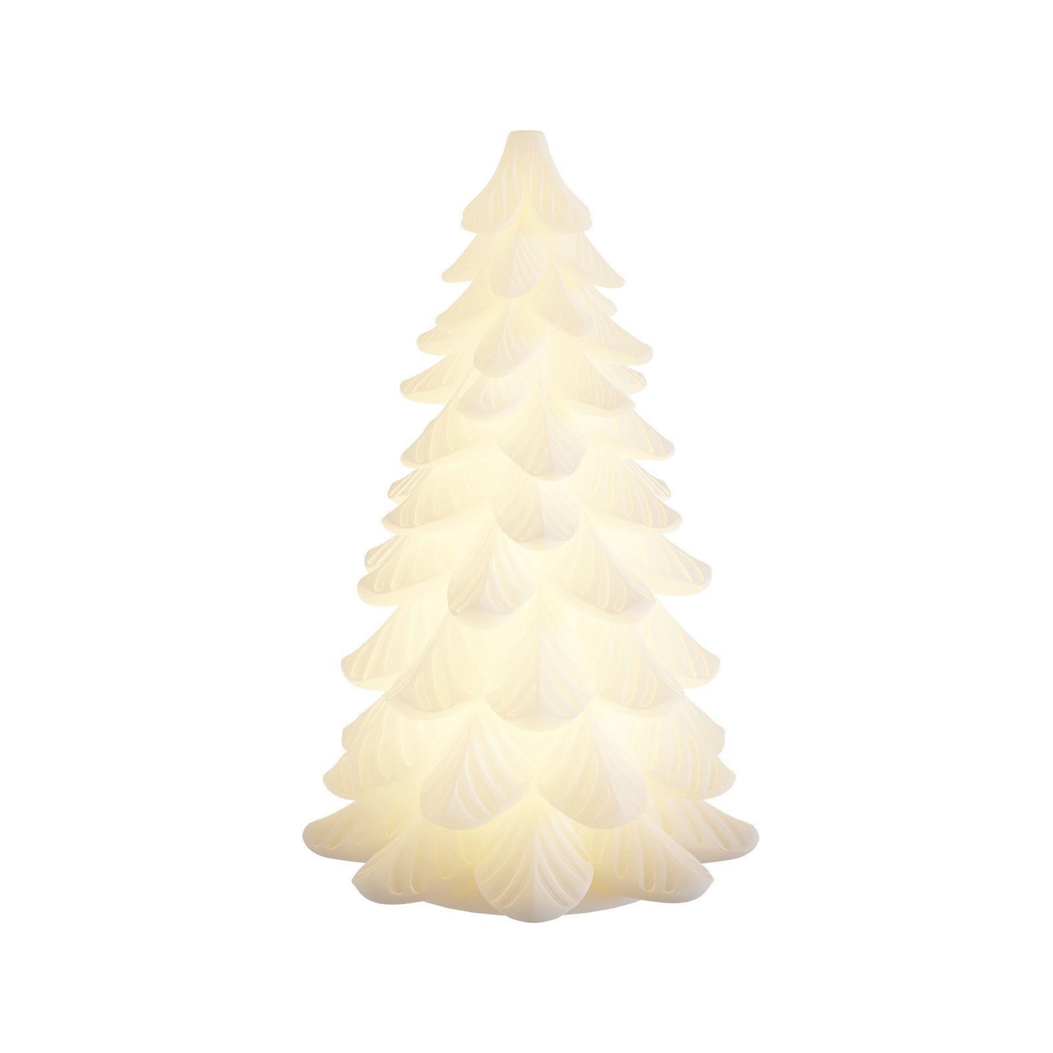Deluxe Homeart LED-Kerze LED-Weihnachtsbaum weiß 19 cm von Deluxe Homeart - Weihnachten Weihnac