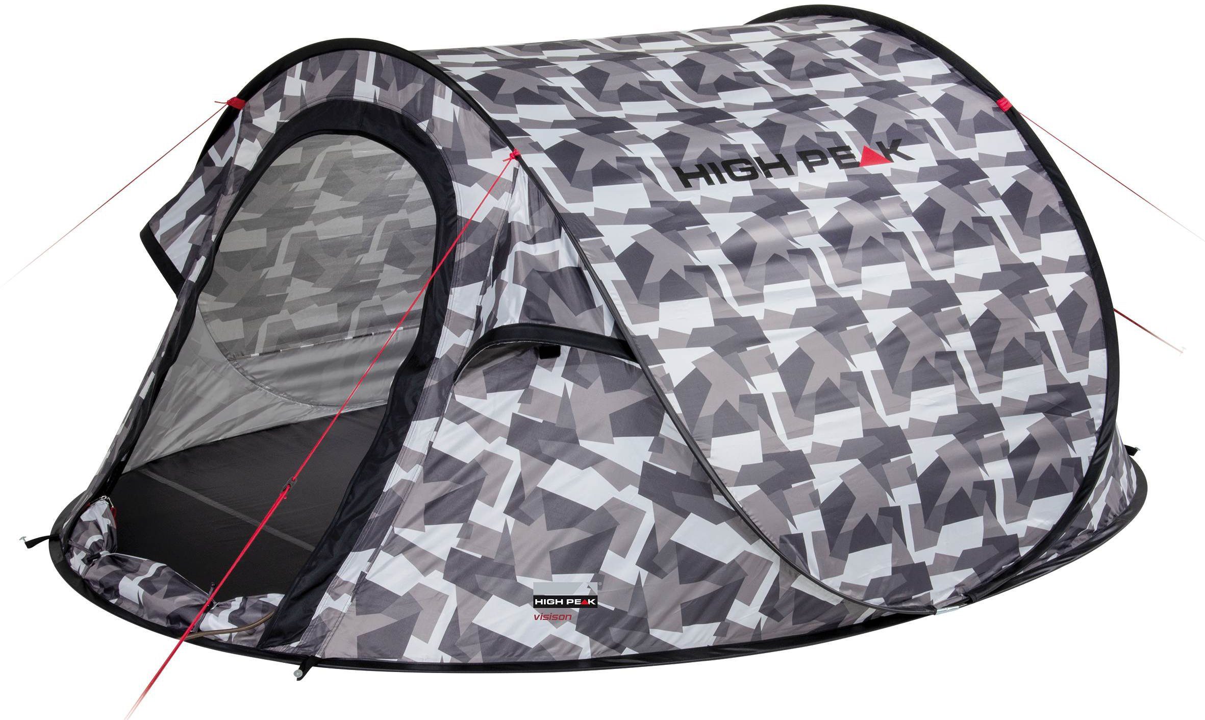 Transporttasche) Pop Zelt camouflage Peak (mit 3, Personen: High Wurfzelt 2 Vision up