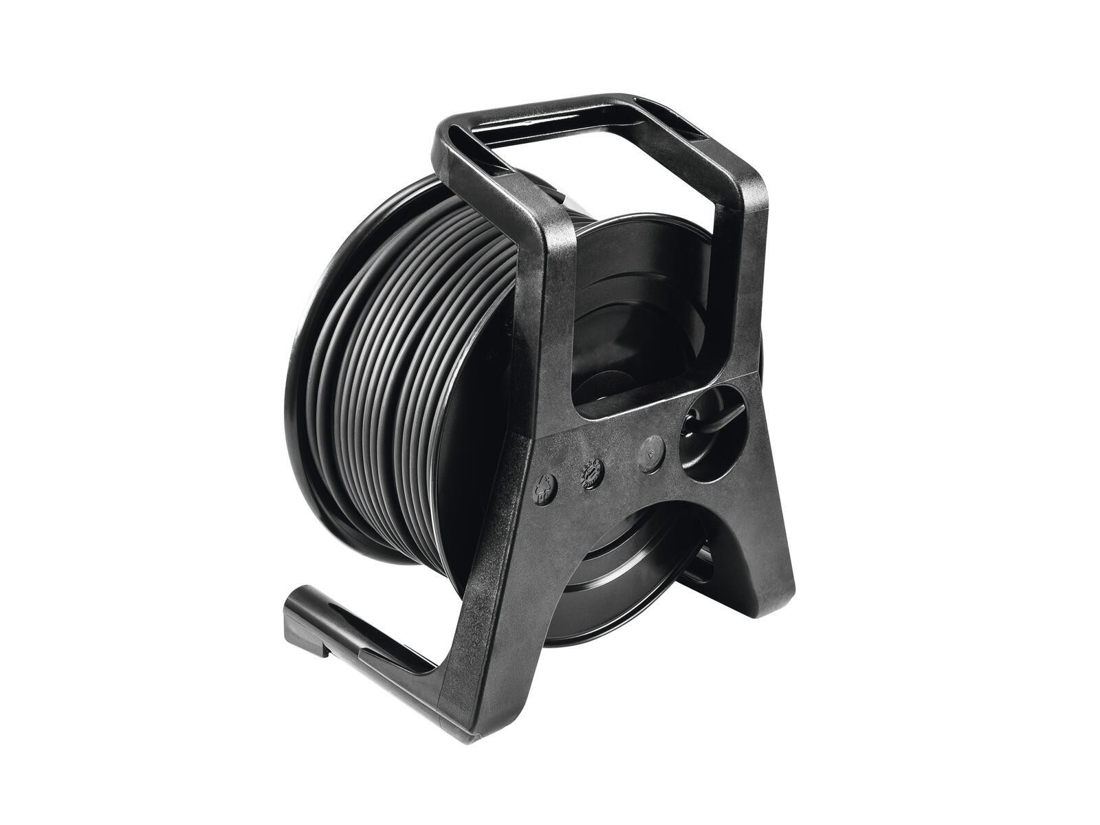 Thumbnail - PSSO PSSO DMX Kabeltrommel XLR 50m sw Neutrik 2x0,22 Lampen-Verbindungskabel, (5000 cm)