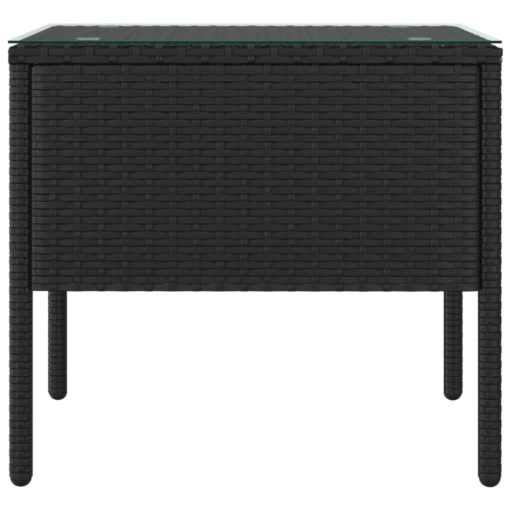 vidaXL Beistelltisch Beistelltisch Schwarz 53x37x48 cm günstig online kaufen