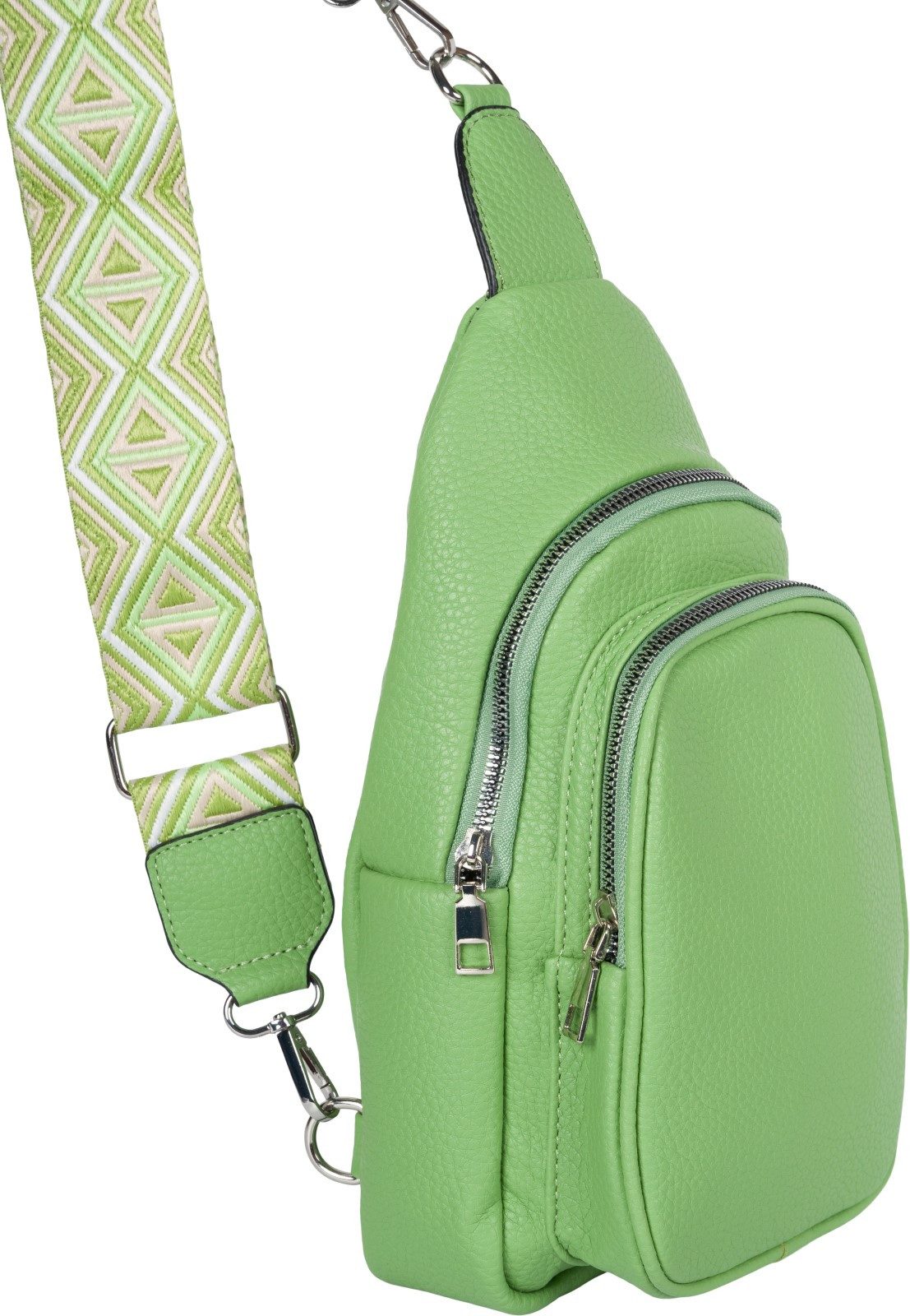 styleBREAKER Umhängetasche One Shoulder Rucksack Gemusterter günstig online kaufen