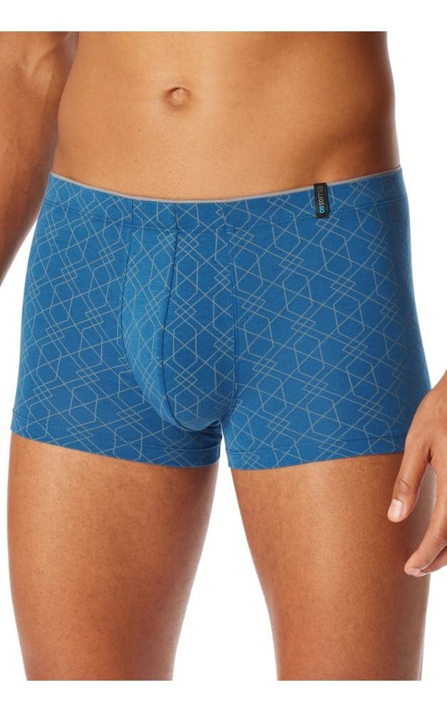 Schiesser Boxershorts Unterwäsche Long Life Soft Shorts Modal gemustert bla günstig online kaufen