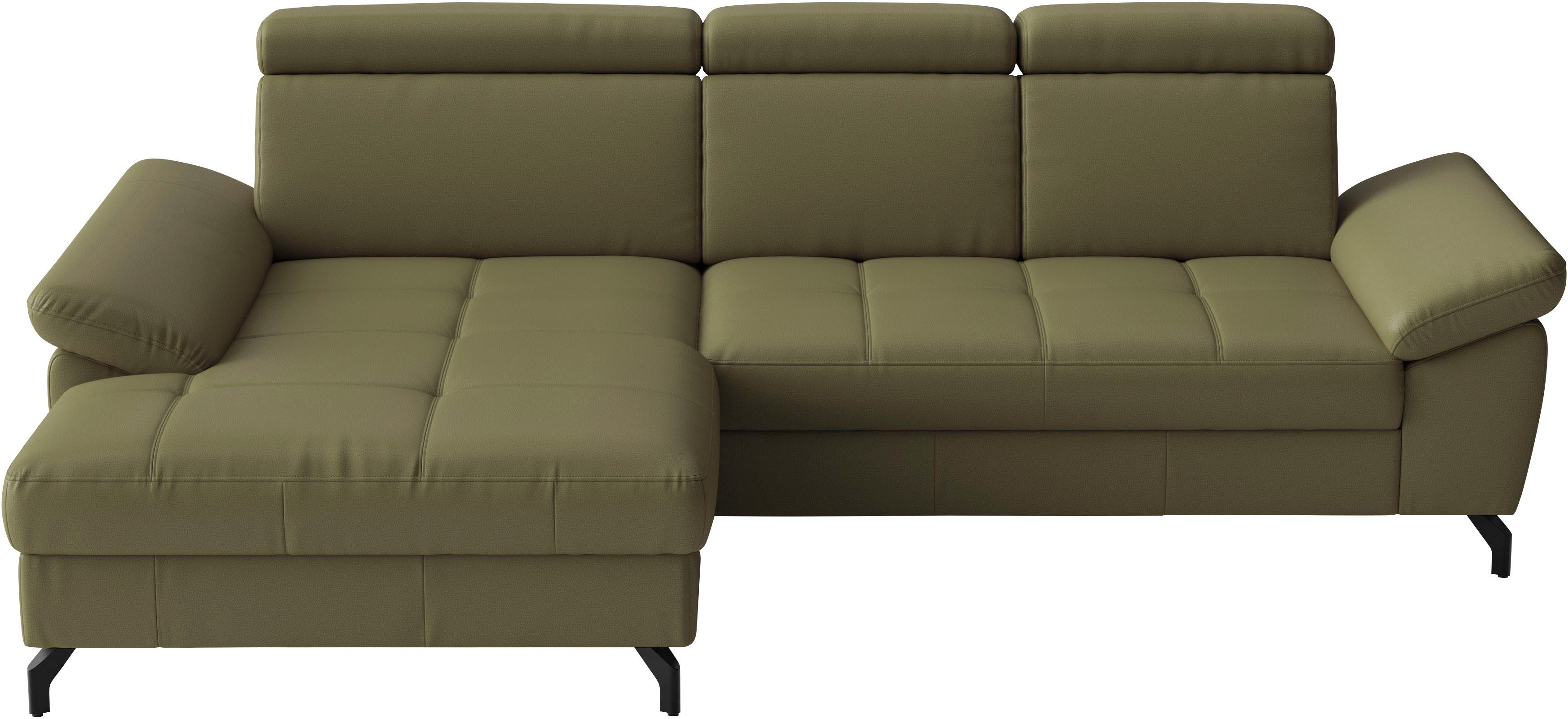 Ecksofa Vanity L-Form, B: 264 cm, Leder