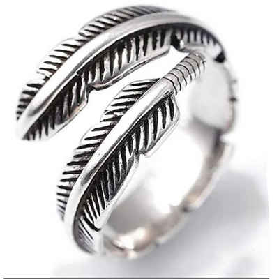 Sanixa Fingerring Geschenk für Sie Schmuck Ring silber, anpassbar Damenring Damenschmuck