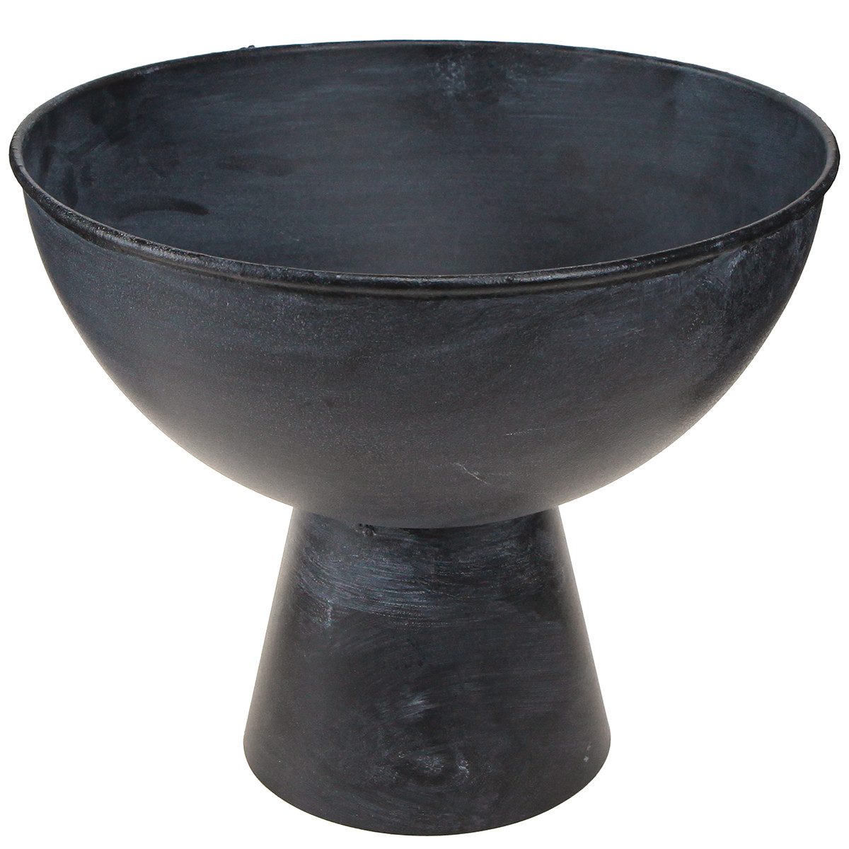 Viana Dekoschale Elegante Metallschale Anthrazit Ø26cm H21cm Deko Pokal günstig online kaufen