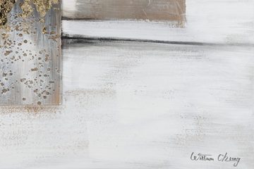 KUNSTLOFT Gemälde Dawn of Cubism 120x60 cm, Leinwandbild 100% HANDGEMALT Wandbild Wohnzimmer