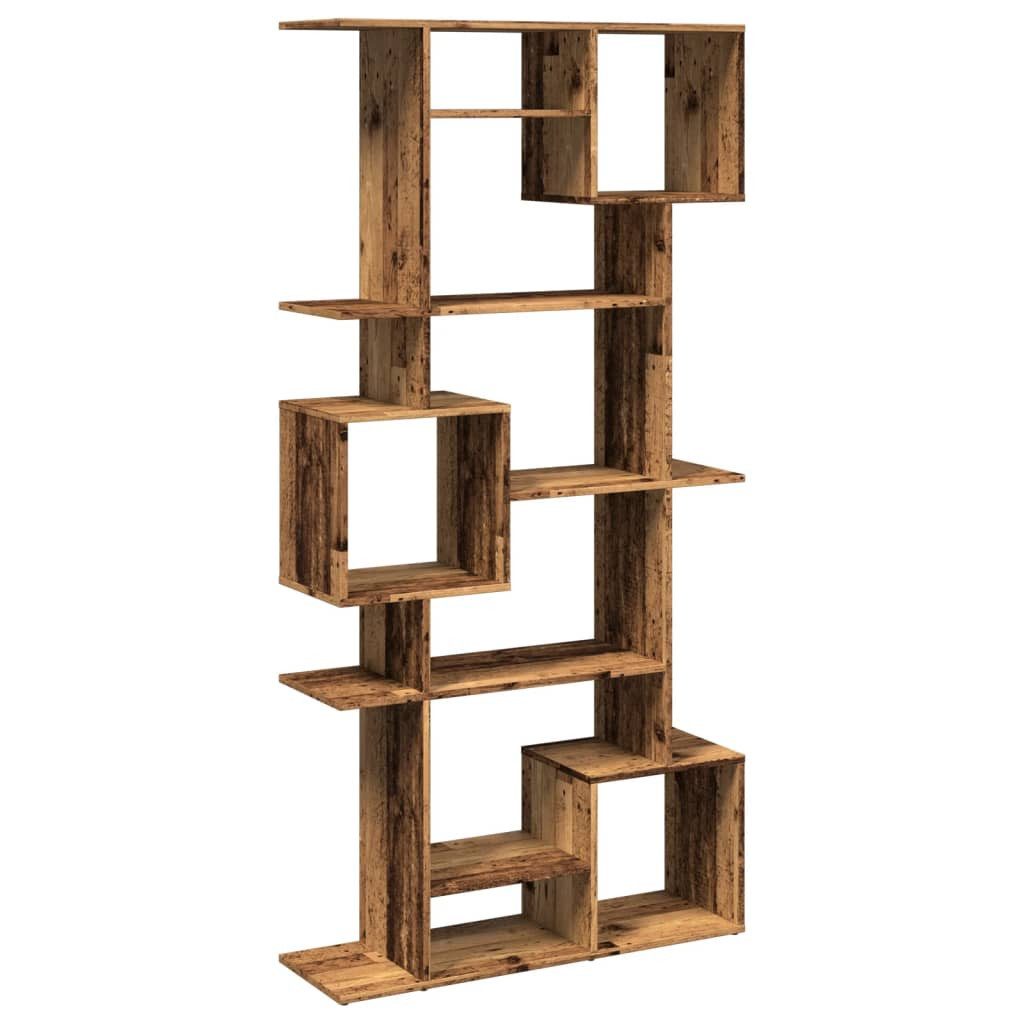 vidaXL Bücherregal NA Bücherregal Altholz-Optik 92x29x188 cm Spanplatte