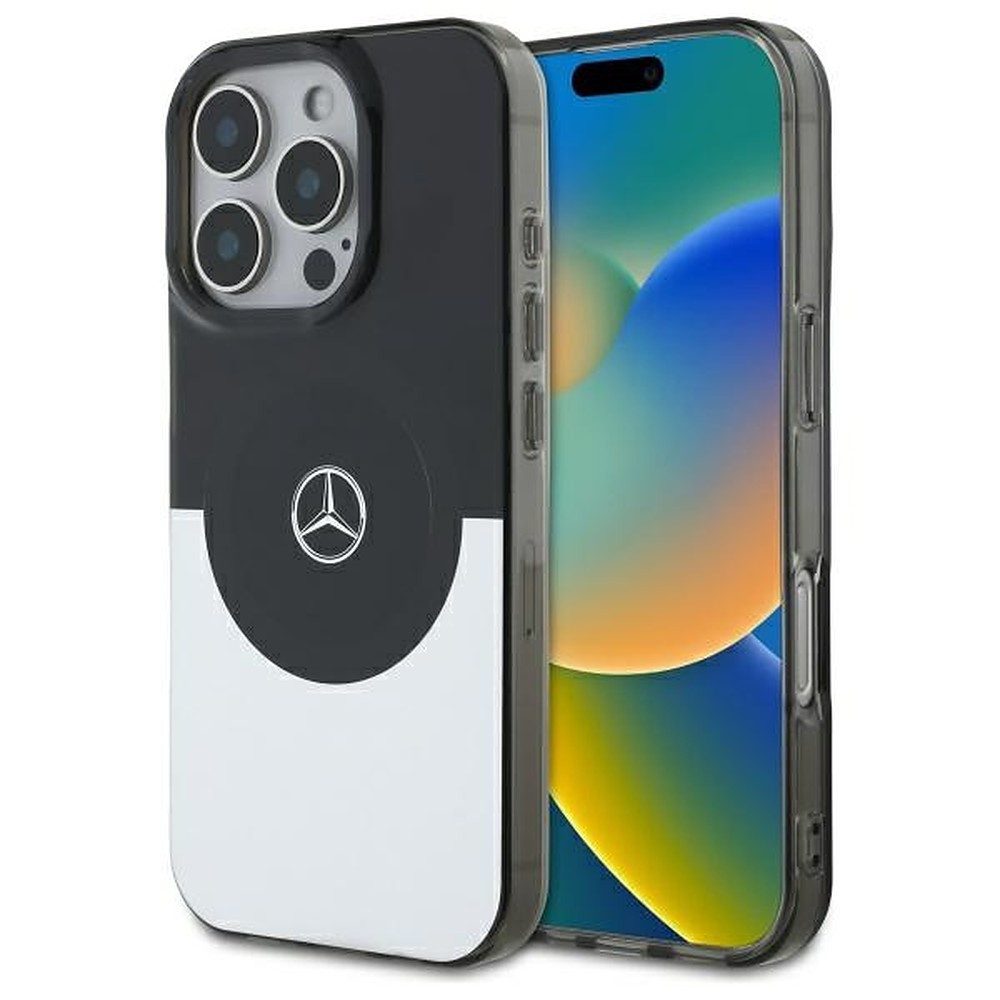 Mercedes Handyhülle Schutzhülle Magnethülle Handyschale 6,3 Zoll, MagSafe, doppellagig, zweifarbig, kratzfest