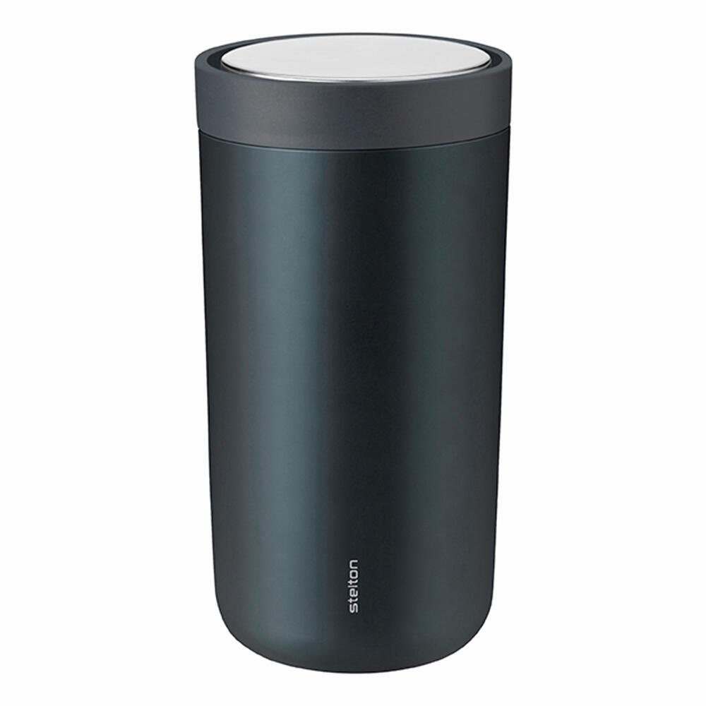 Mug Isotherme Stelton To Go Click - Acier Inoxydable, 200 Ml, Bleu - Neuf Sous Blister