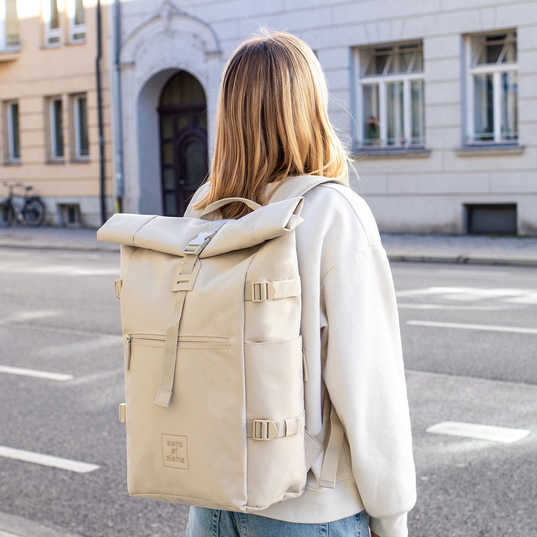 SONS OF ALOHA Rucksack XL RollTop Rucksack KANE erweiterbar Laptop-Fach gro günstig online kaufen