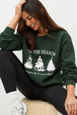 Next Sweatshirt Sweatshirt mit weihnachtlicher Grafik (1-tlg)