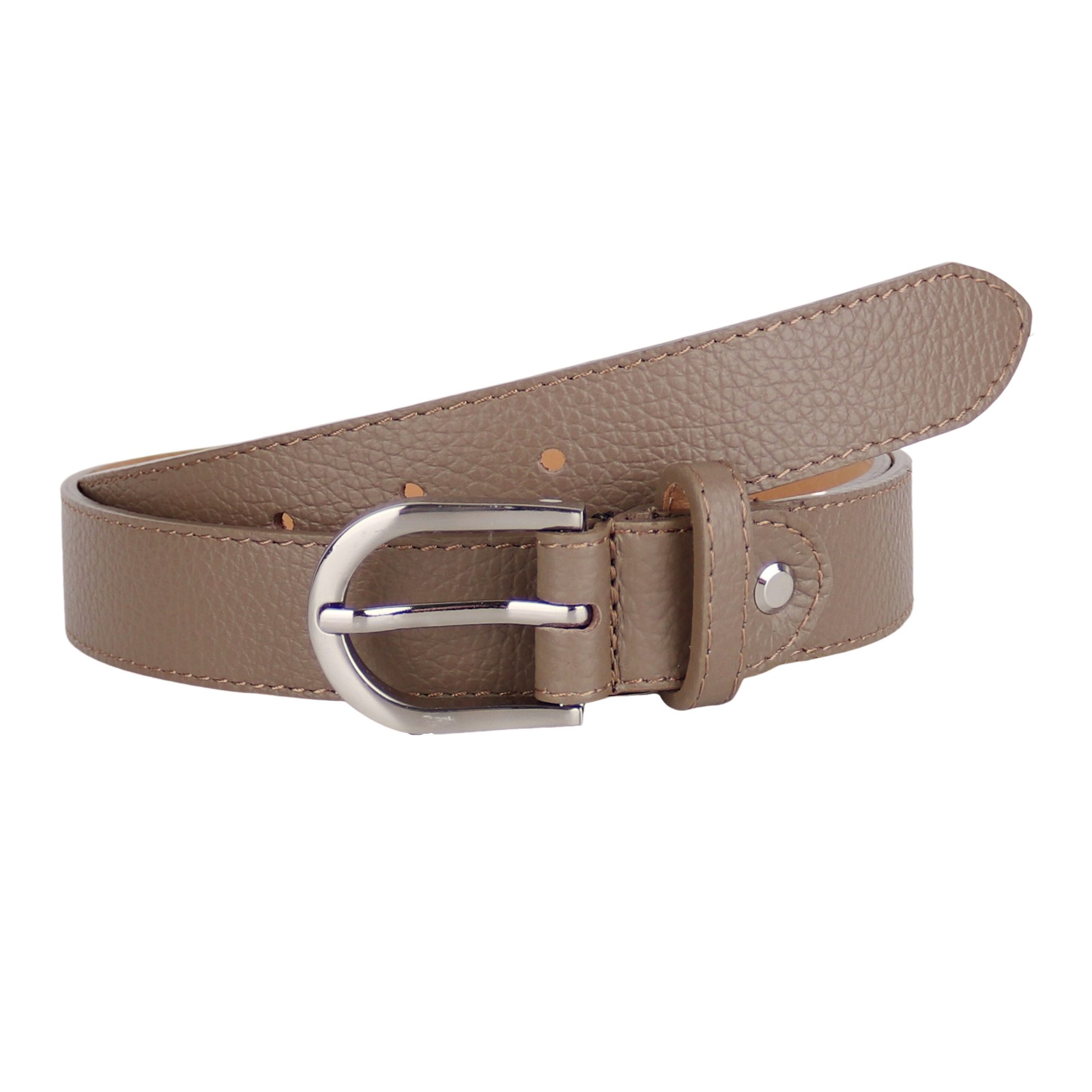 MIRROSI Ledergürtel Damen Herren Gürtel, Made in Italy, 3cm breit (Passt fast zu jeder Hosenschlaufe, aus Echtem Leder)