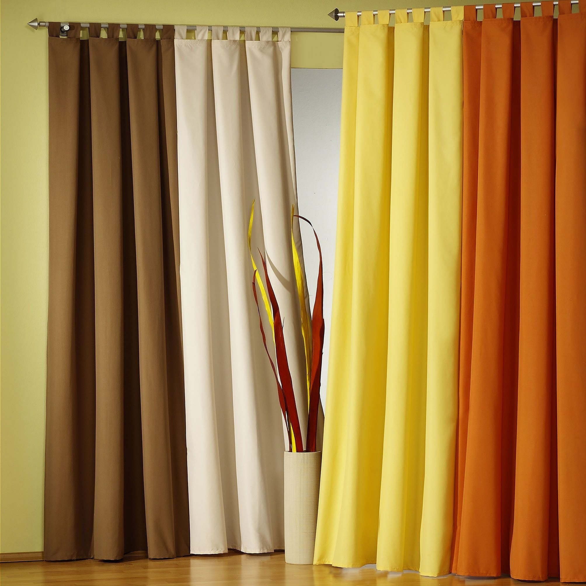 Vorhang Vito, Weckbrodt, blickdicht, St), Unifarben Schlaufenschal, Schlaufen blickdicht, Gardine, creme Microvelour, (1 Satin