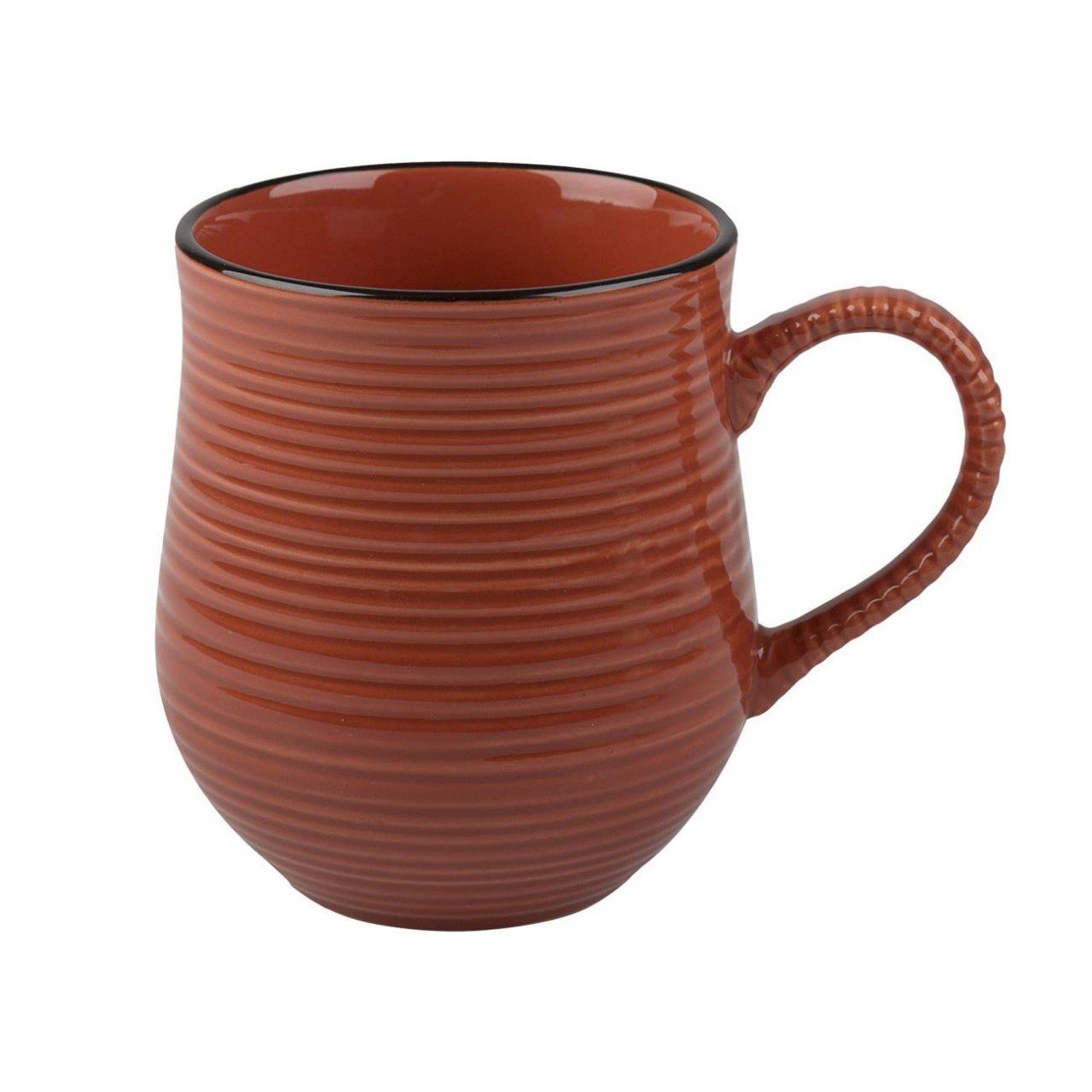 Tops Becher, Keramik, H:10.5cm D:9cm Keramik Rot Creative