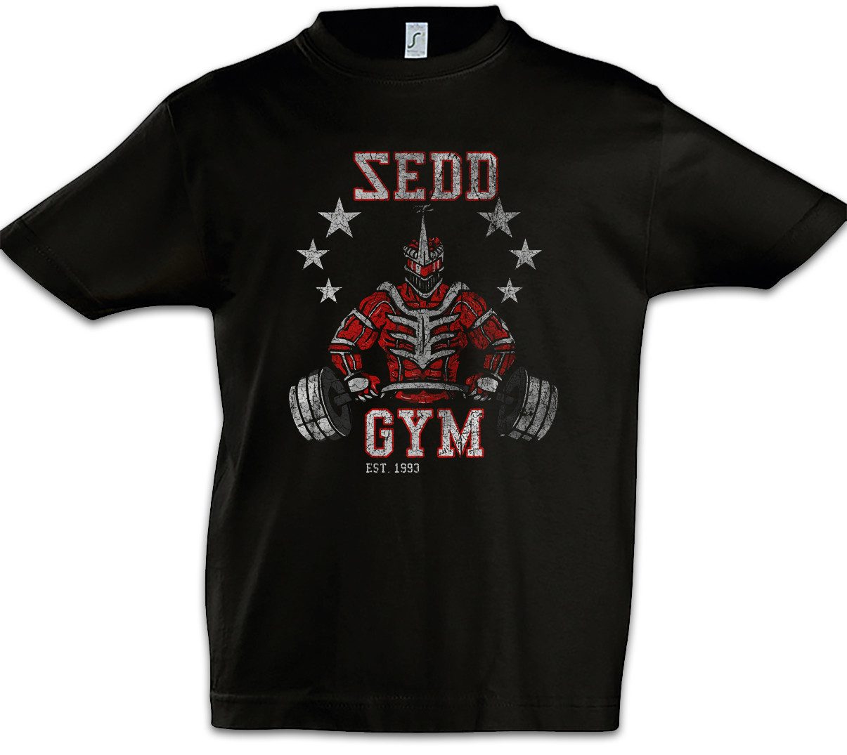 Print-Shirt Sedd Power Gym Kinder T-Shirt No Pain Gain Power Training Body Rangers