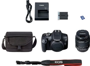 Canon EOS 2000D Kit Spiegelreflexkamera (EF-S 18-55 IS II, 24,1 MP, NFC, WLAN (Wi-Fi), inkl. EF-S 18-55 IS II Objektiv)