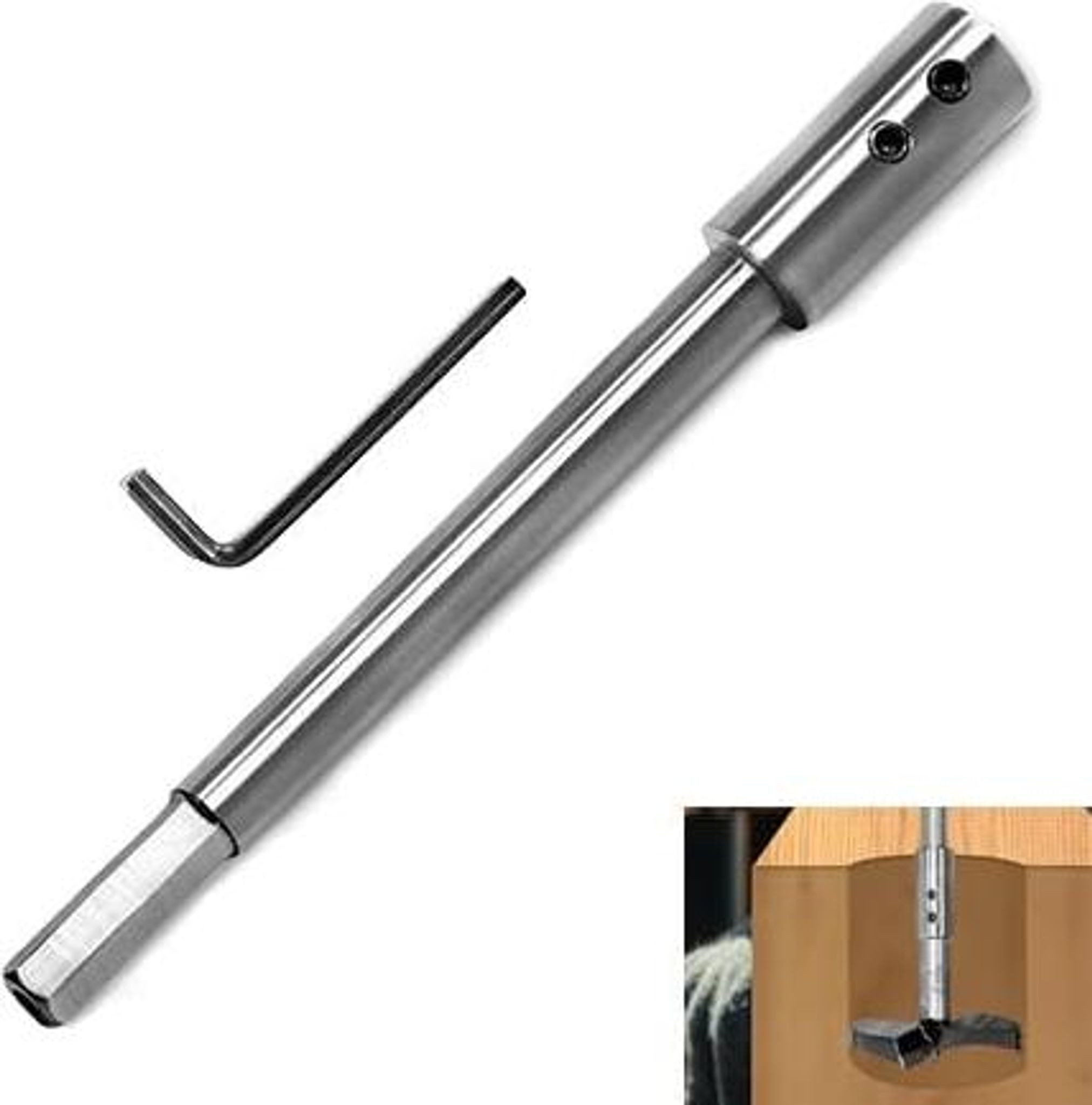 FELIXLEO BH-Verlängerung 169mm Bohrer Verlaengerung 3/8 Schaft SDS Plus fuer Tiefbohrungen (1 St)