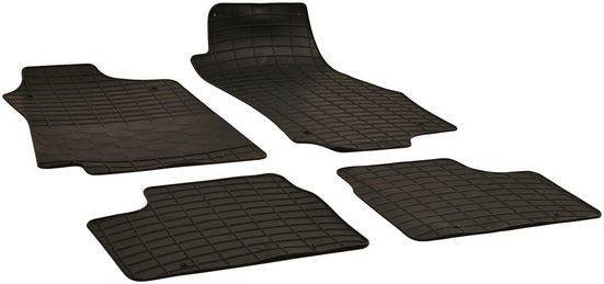 WALSER Passform-Fußmatten (4 Stück), für Opel Astra H (A04, L70) 02/2004-12/2013