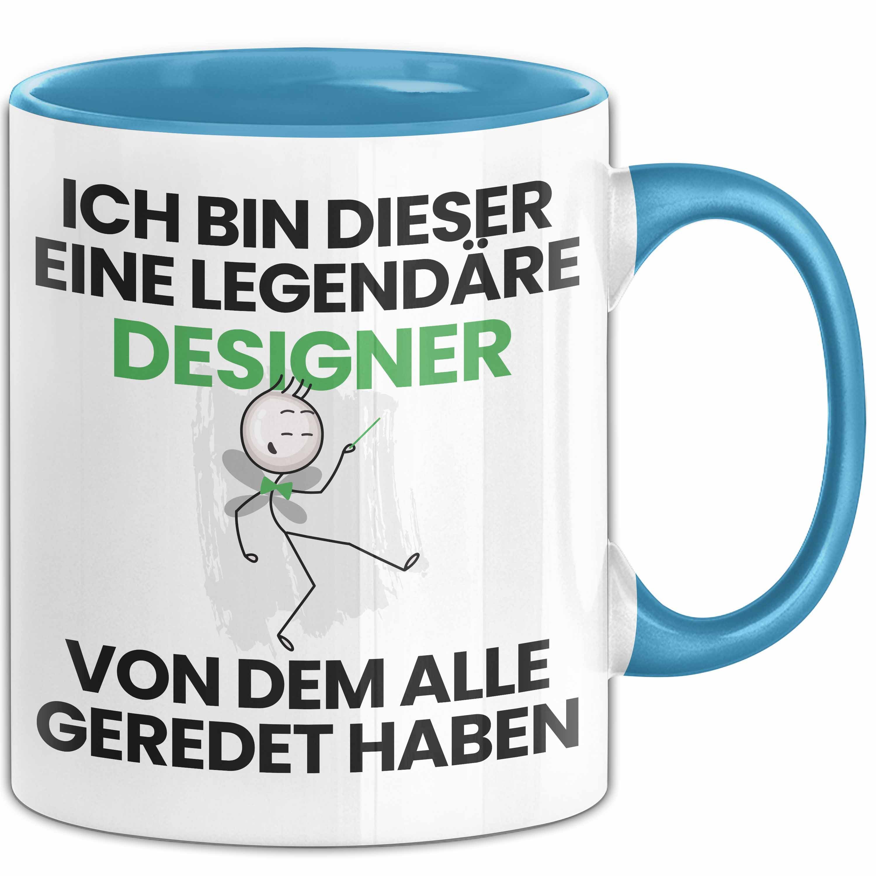 Trendation Tasse Designer Geschenk Tasse Lustige Geschenkidee Geburtstag für Designer I