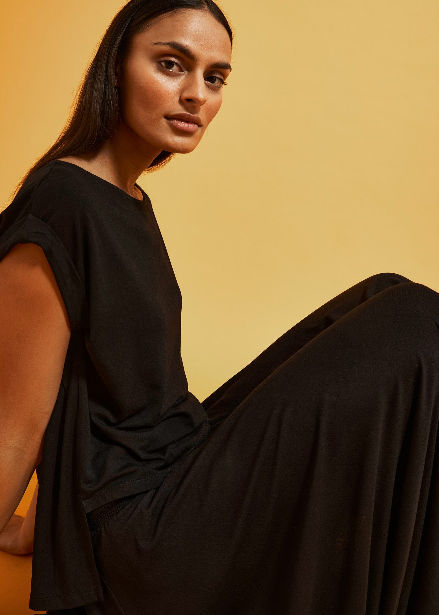 bonprix Oversize-Shirt oversize Passform, Kurzarm, für warme Tage, aus Viskose