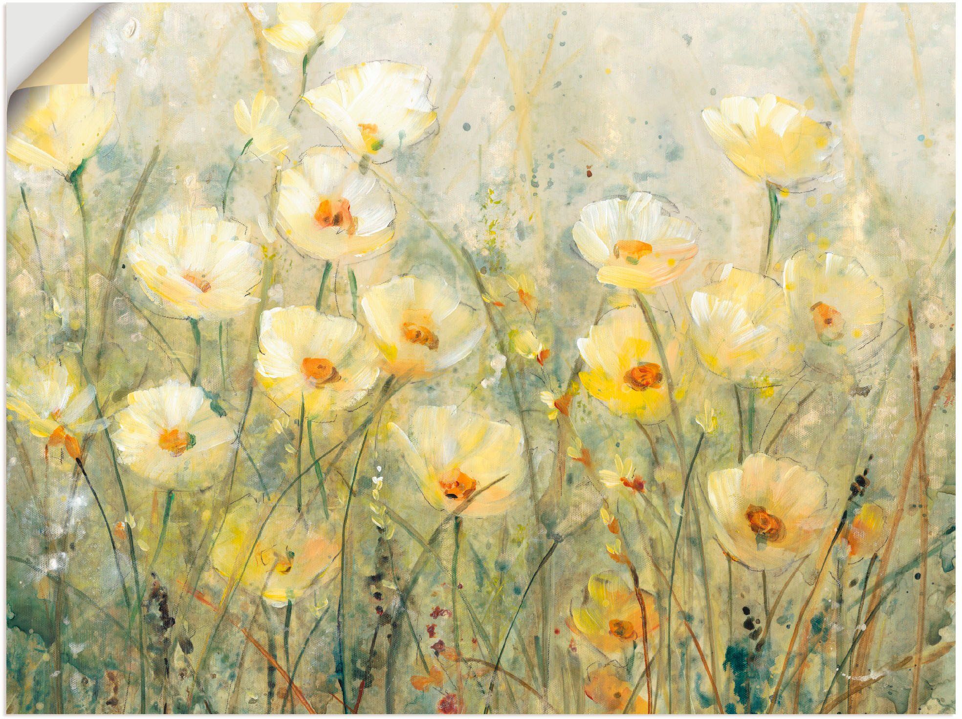 Artland Wandbild Sommer in voller Blüte günstig online kaufen