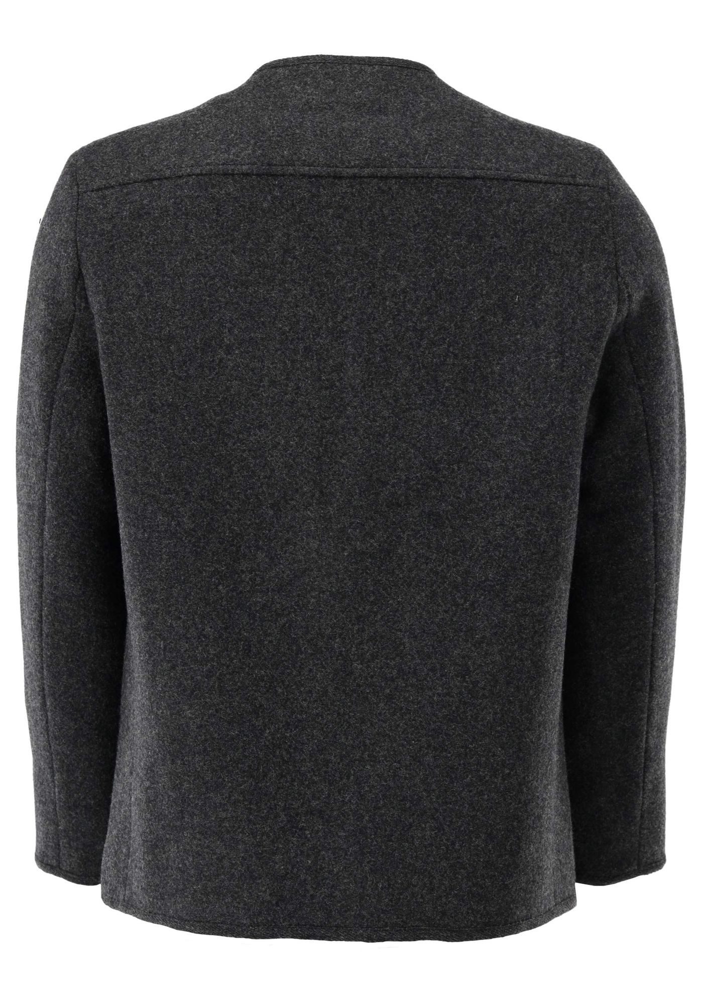 OS Trachten Trachtenjanker Bride Regular Fit, V-Ausschnitt, 3 Paspeltaschen, Ziermetall an Tasche