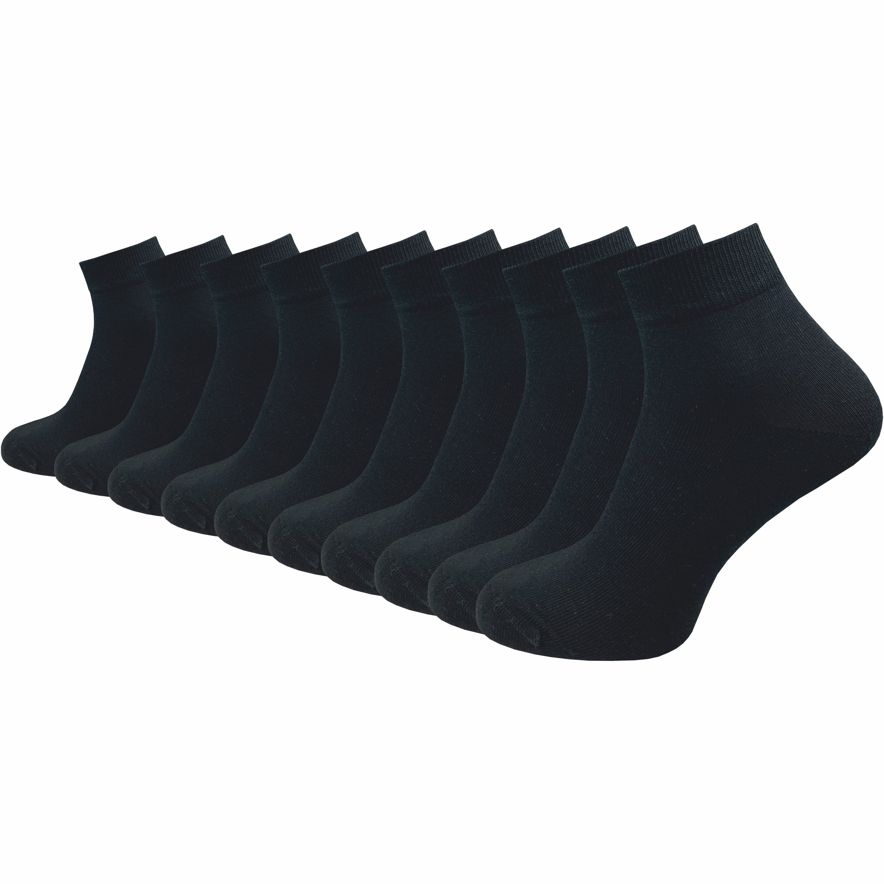 GAWILO Kurzsocken aus 100% reiner Baumwolle - Quartersocken für Herren (10- günstig online kaufen