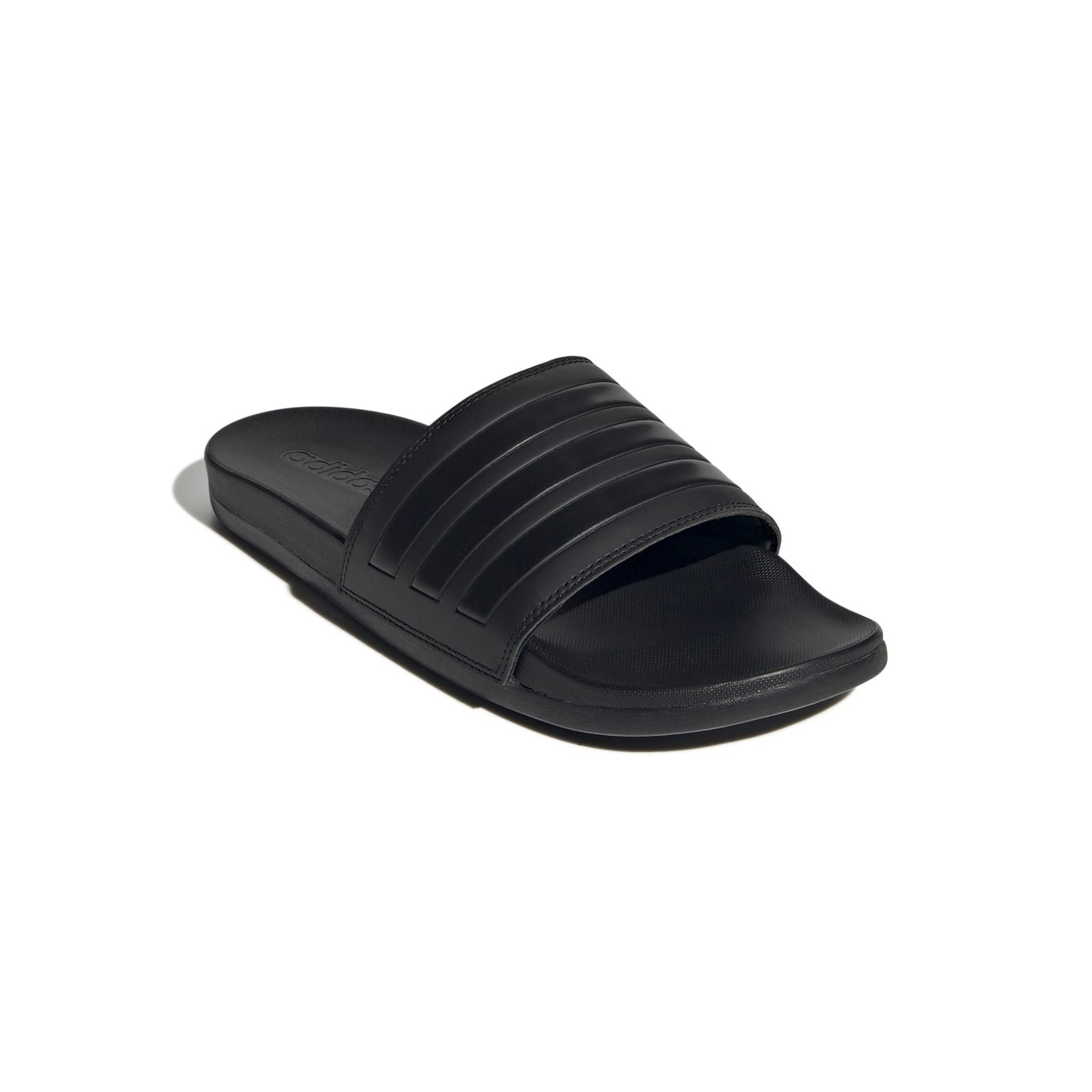 Adilette Comfort 3-Streifen schwarz/schwarz - 1 Paar Badeschuh