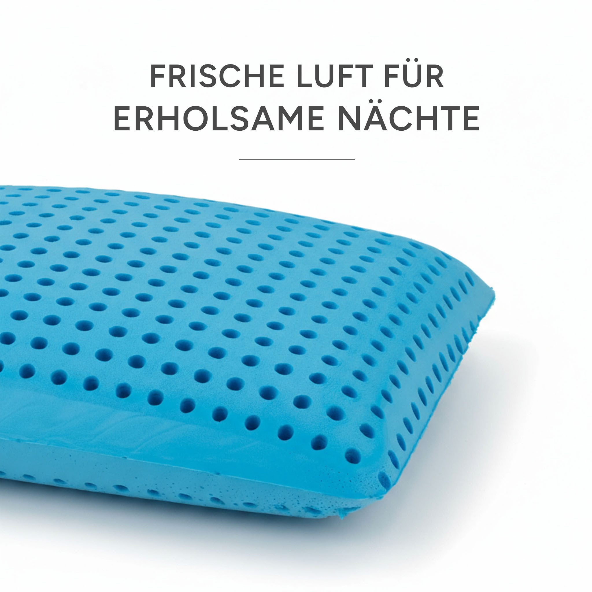 shapevital.de Gelschaumkopfkissen SHAPEVITAL Vital-Dream Orthopädisches Kopfkissen, Memory Schaum, Füllung: Memoryschaum, Bezug: Baumwolle, Seitenschläfer, Rückenschläfer