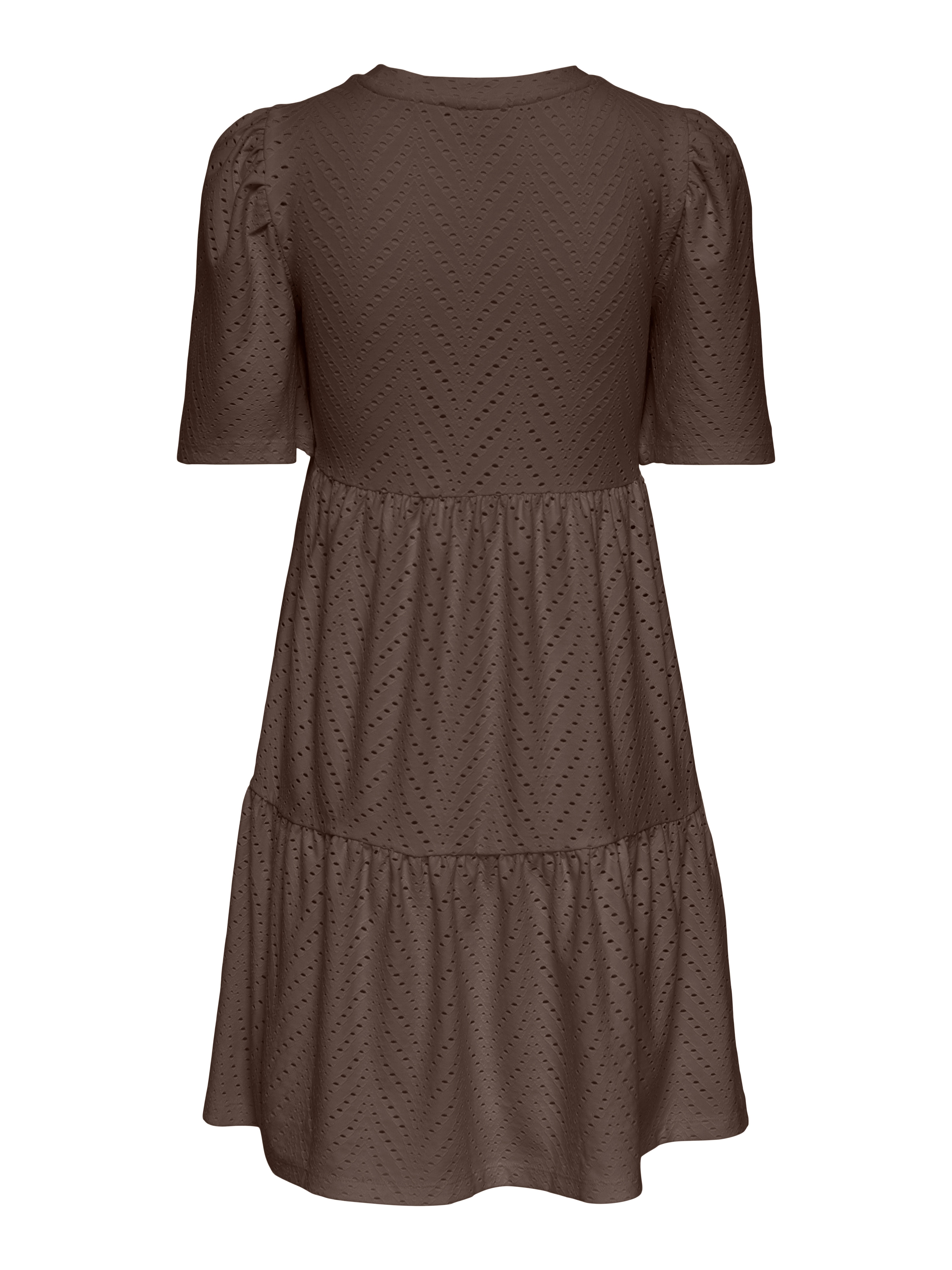 JDY Minikleid JDYCARLA CATHINKA S/S DRESS JRS NOOS Kunstfaser, regular fit