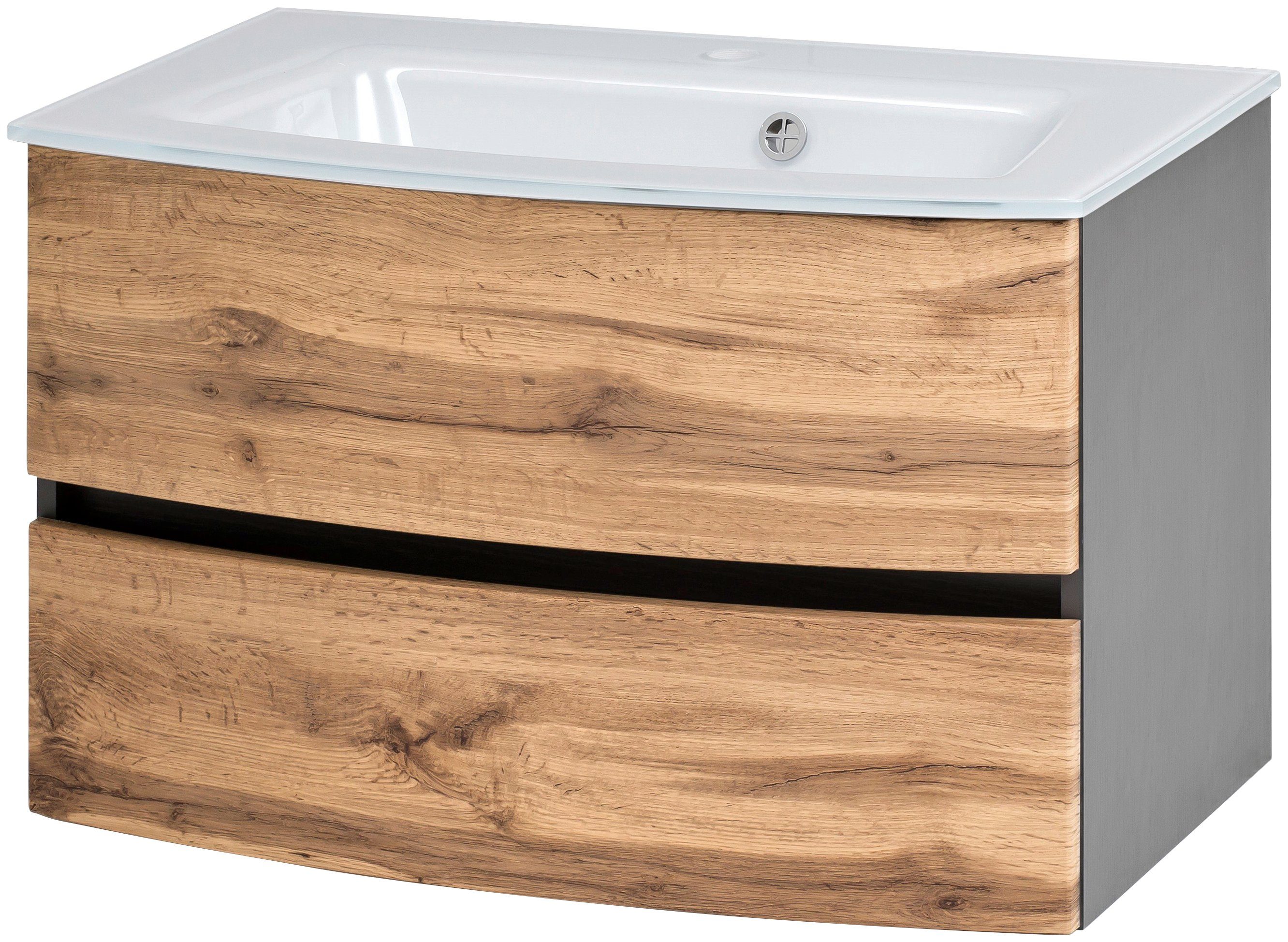 welltime Waschtisch Kaunas, Breite 80 cm, mit Soft-Close Funktion. Reduzierter Preis € 669,99. Unverbindliche Preisempfehlung € 1.019,99