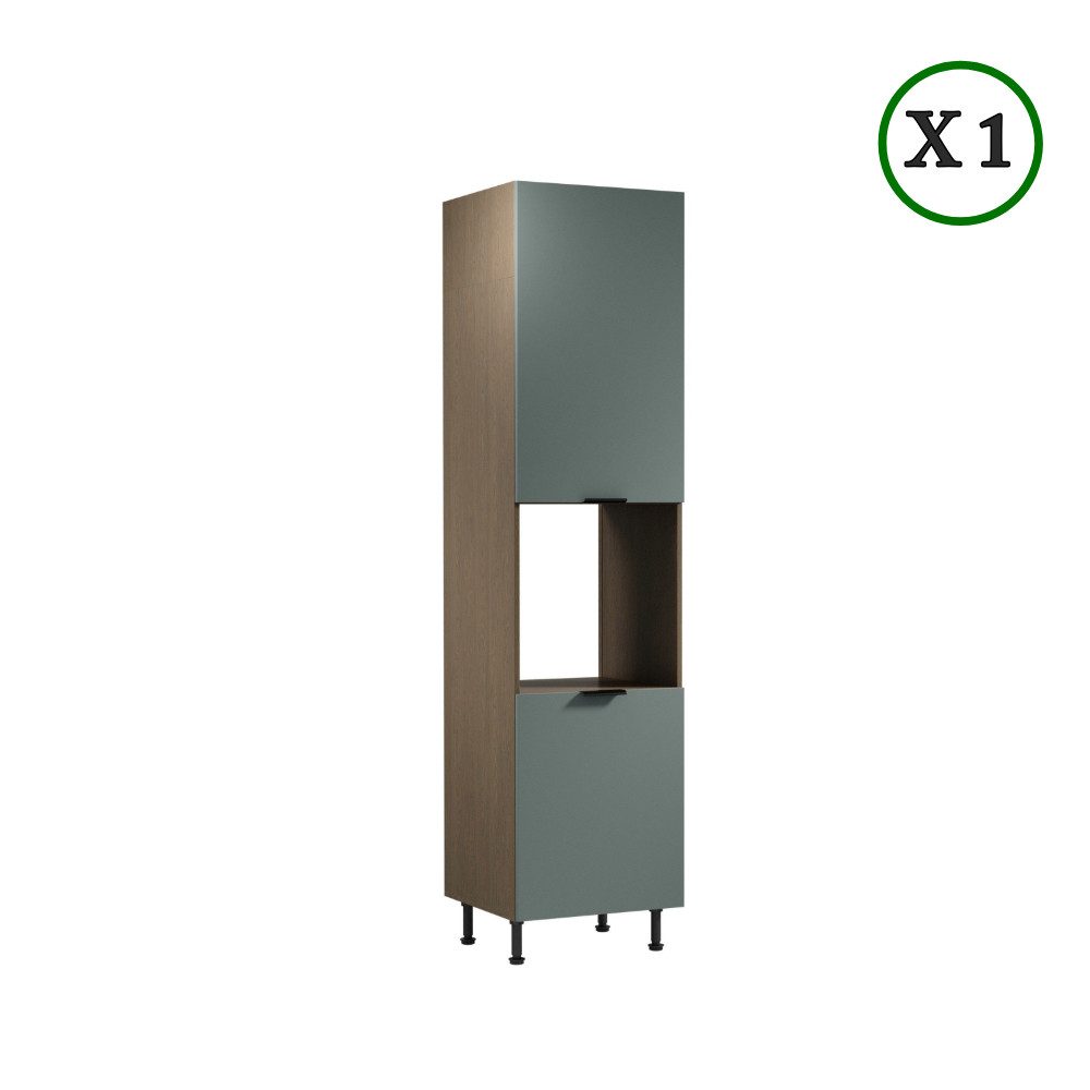 ROYAL24_MARKT Küchenzeile K43-G330 - Sorento - Intelligente Designelemente, (Komplett Set), Premium - Modern - Exzellent.
