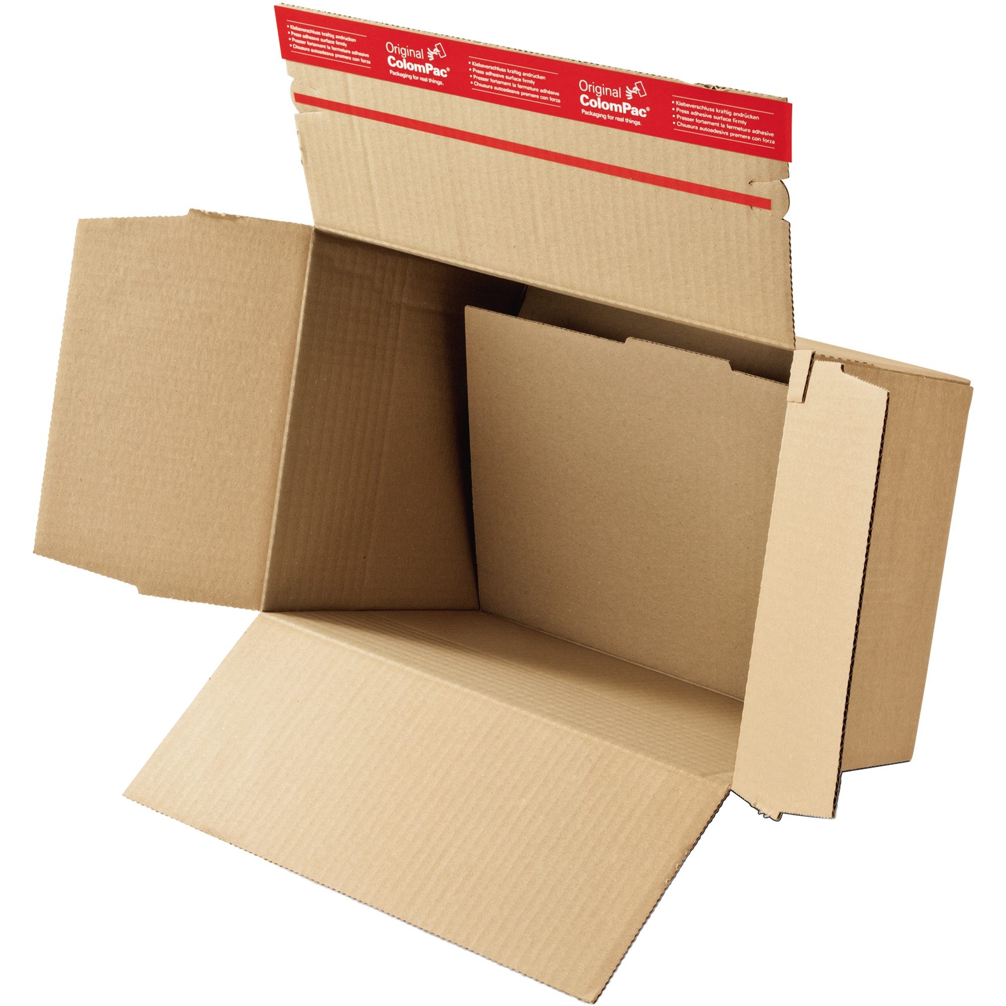 COLOMPAC Versandkarton Versandkarton CP 151.116 230x160x80mm braun