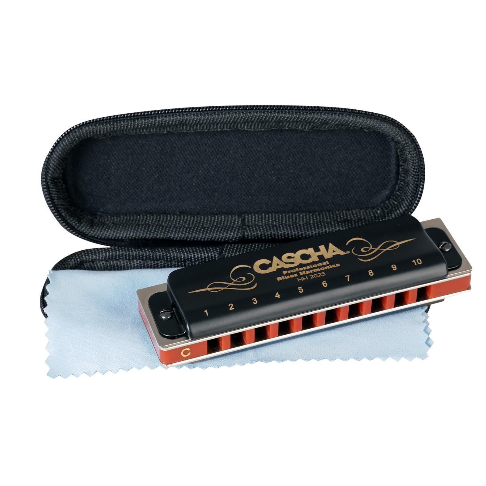 Cascha Mundharmonika Cascha HH1610 Professional Blues Mundharmonika Set