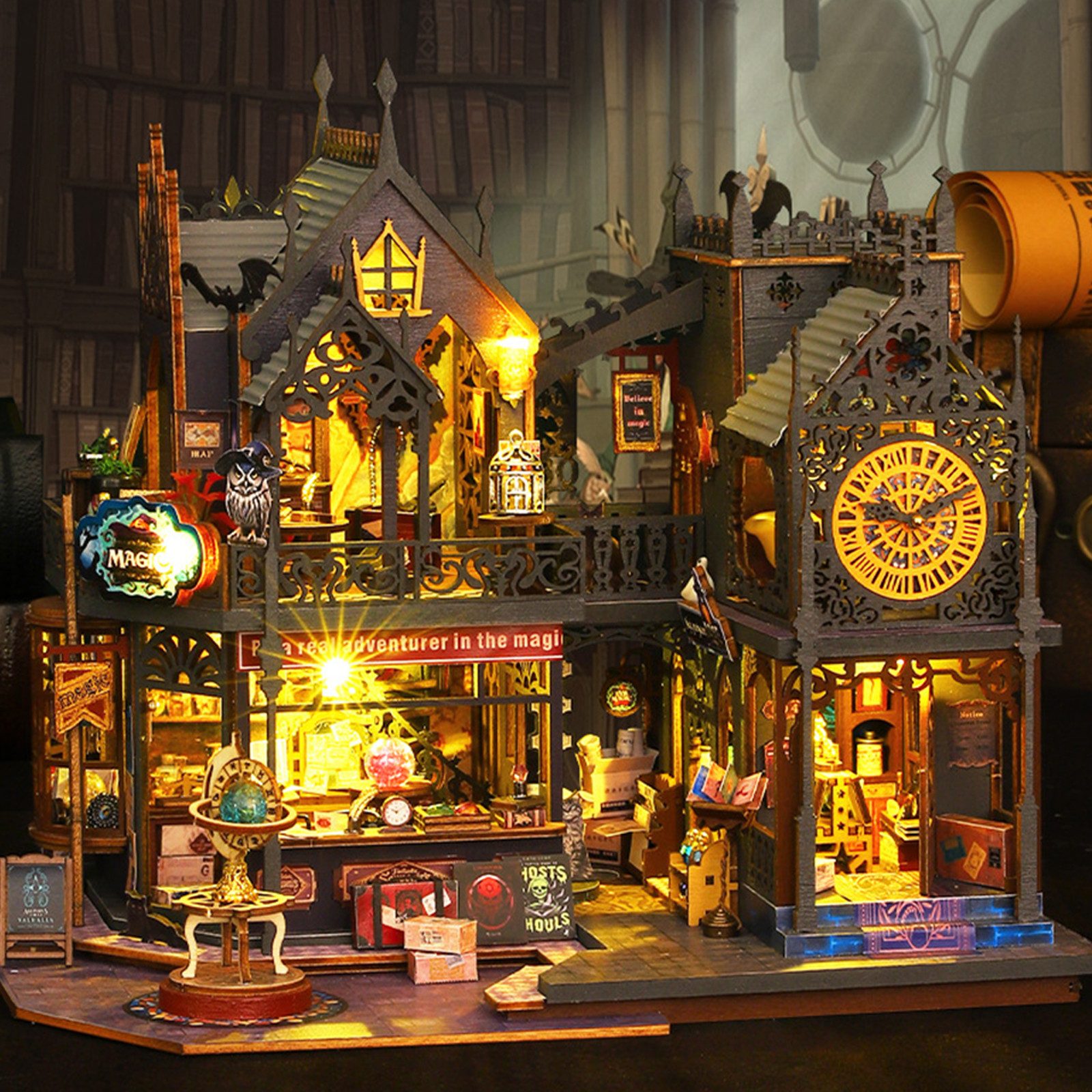 OKWISH 3D-Puzzle DIY Miniatur Haus Bauset günstig online kaufen