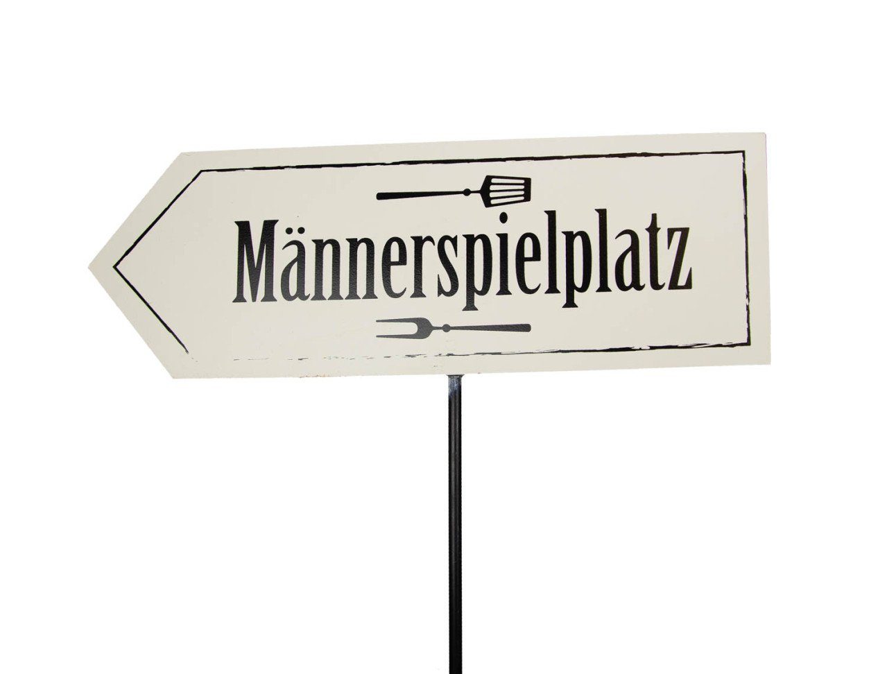 Dekofigur Riffelmacher Dekostecker Männerspielplatz 40 x